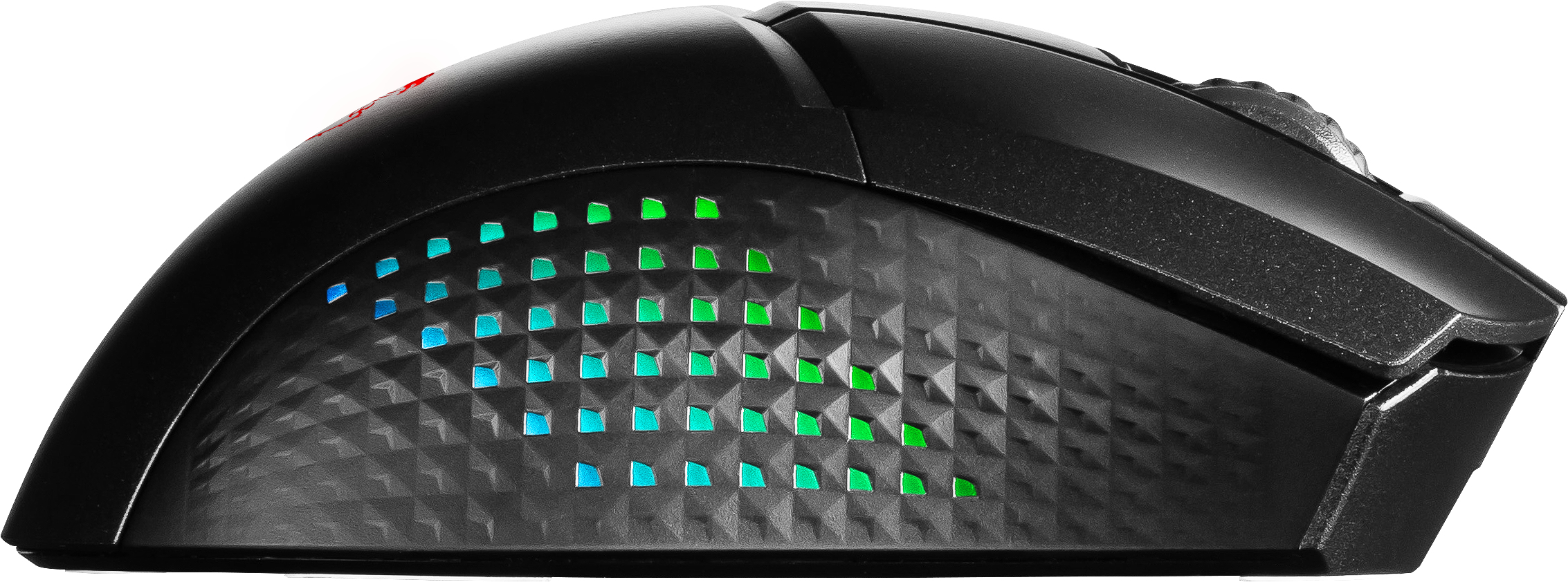 MSI Clutch GM51 - Maus - leicht - Für Rechtshänder - optisch - 6 Tasten - kabellos, kabelgebunden -