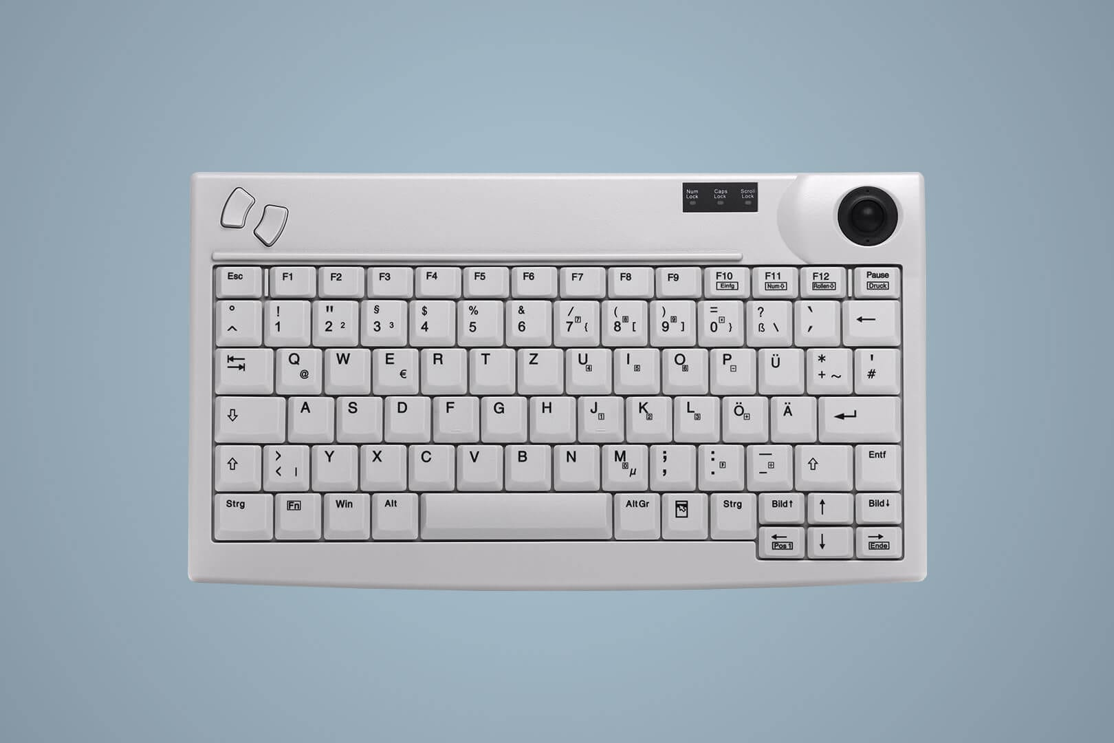 Cherry Active Key AK-440-TU - Tastatur - mit Trackball