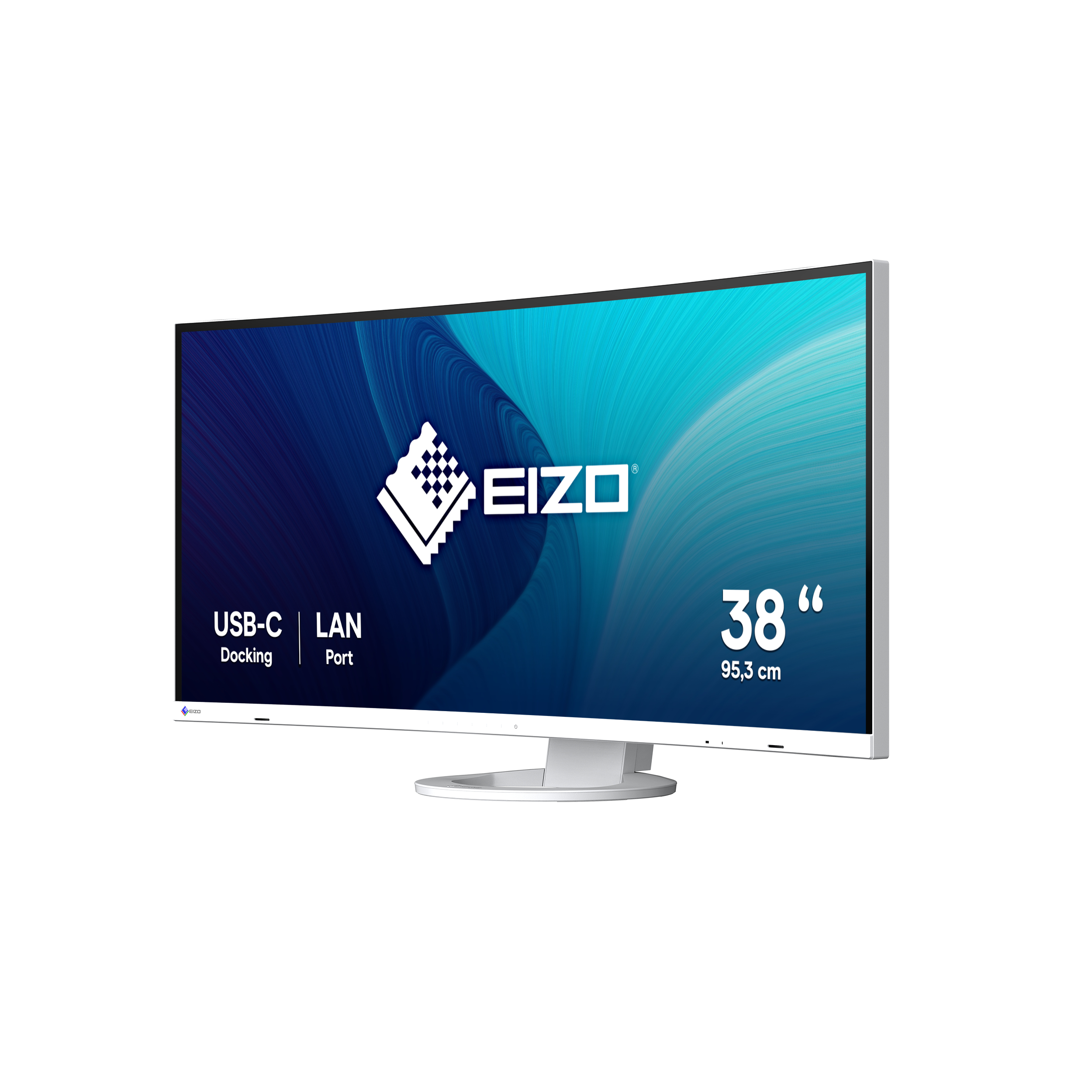 EIZO FlexScan EV3895-WT - Mit FlexStand - LED-Monitor - gebogen - 95.3 cm (37.5")