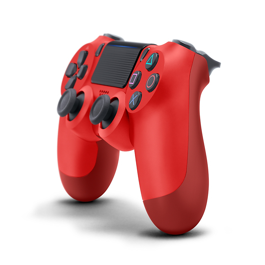 Sony DualShock 4 v2 - Game Pad - kabellos - Bluetooth - Magma (rot)