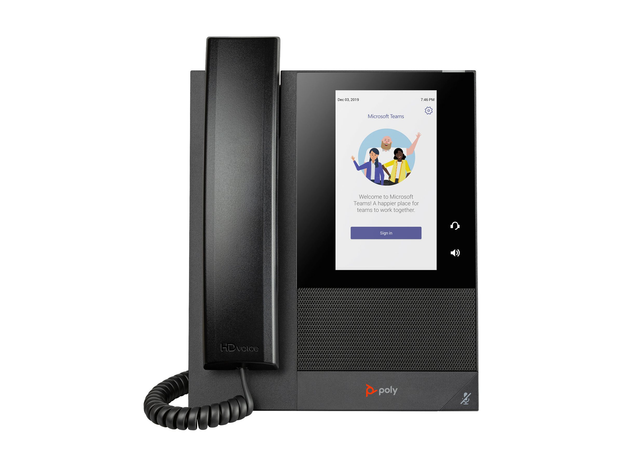Poly CCX 400 - Für Microsoft Teams - VoIP-Telefon mit Rufnummernanzeige/Anklopffunktion