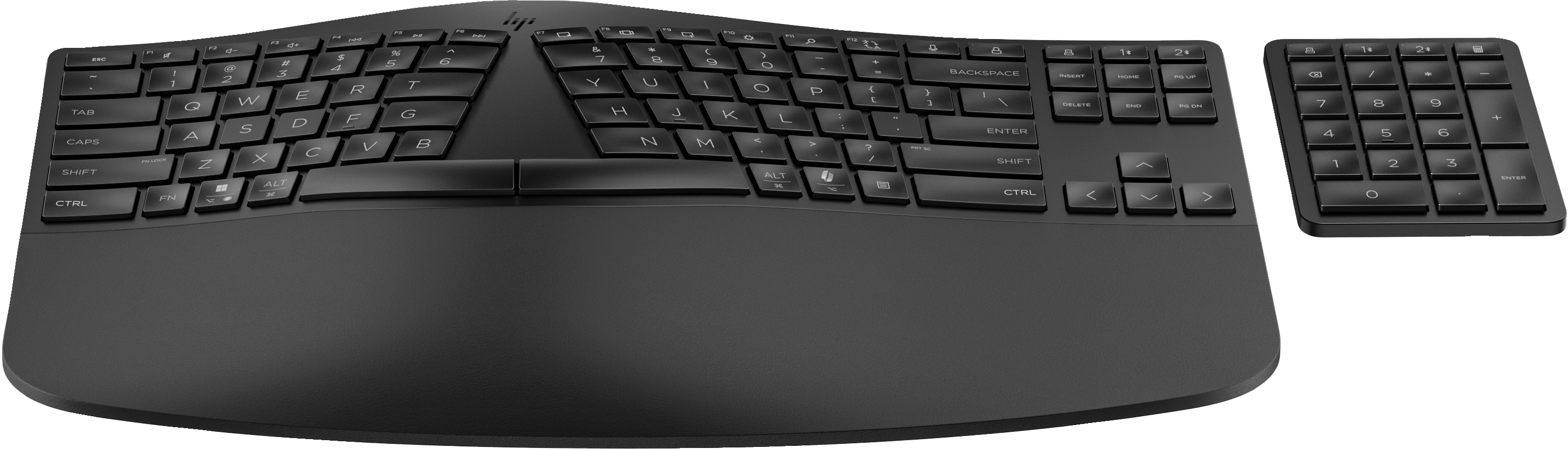 HP 965 - Tastatur-und-Tastenfeld-Set - kompakte Größe, 2-Zonen-Layout, separater Ziffernblock, kurze
