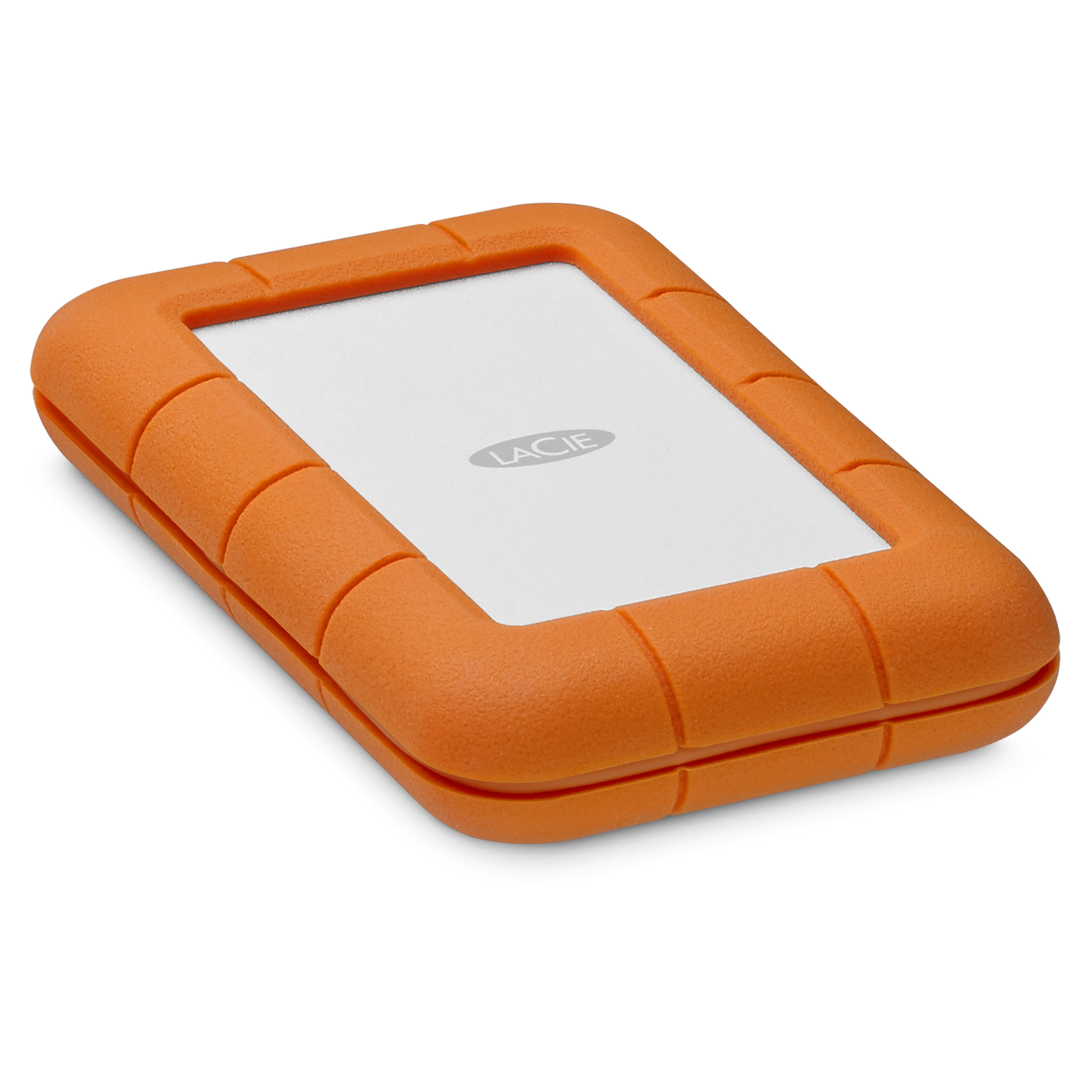 LaCie Rugged USB-C, 5 TB, 3.2 Gen 1 (3.1 Gen 1), Grau, Gelb