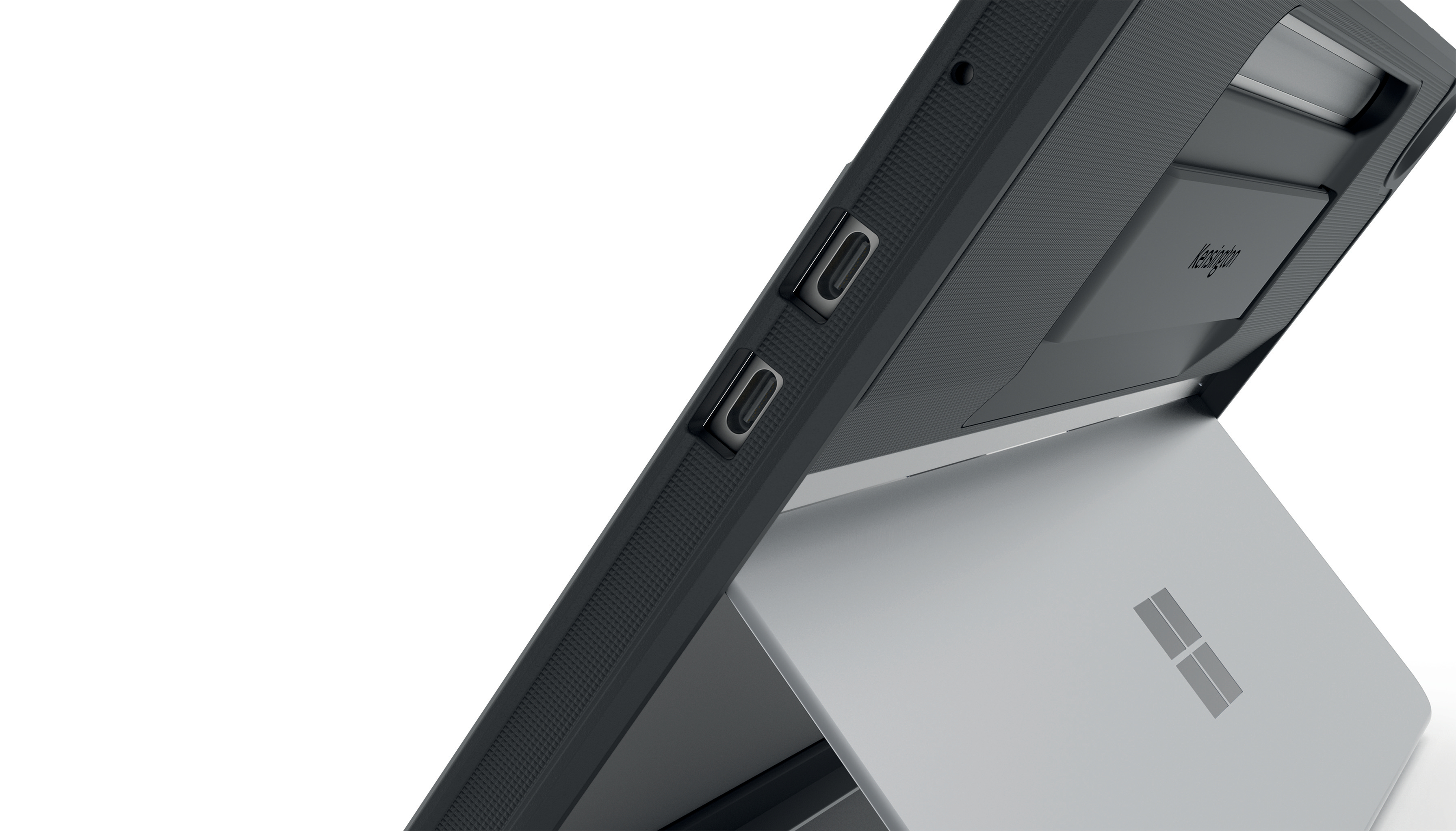 Kensington BlackBelt EQ - Schutzabdeckung für Tablet - widerstandsfähig - Polycarbonat, ABS-Kunststo