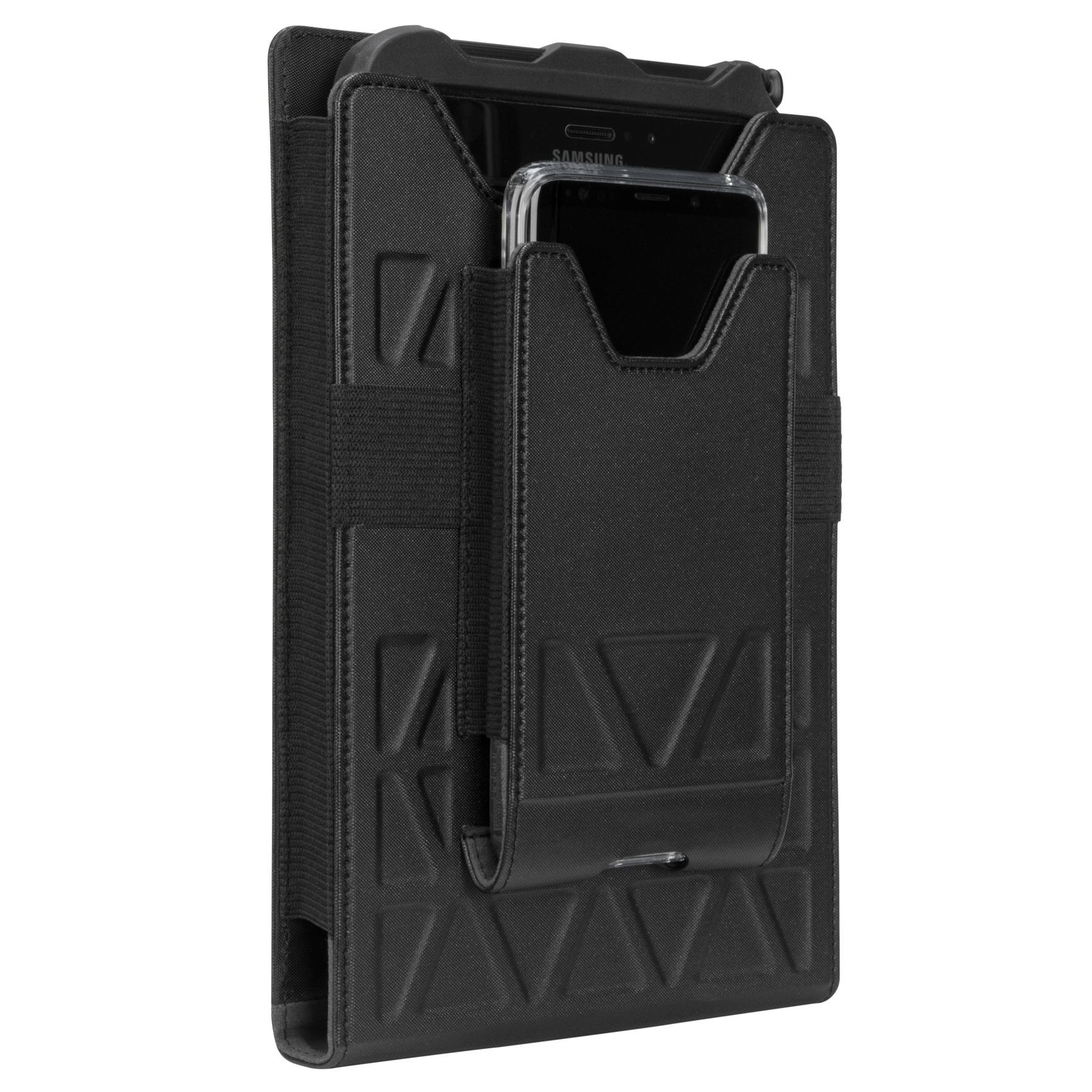 Targus Field-Ready Universal - Umhängetasche für Tablet - Polyurethan, Kunstleder - Schwarz - 17.8 c
