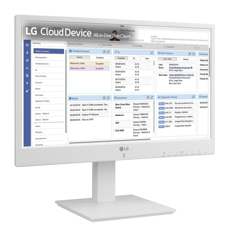 LG 24CR671N-2P, 60,5 cm (23.8"), Full HD, Intel® Pentium®, 8 GB, 256 GB, Weiß