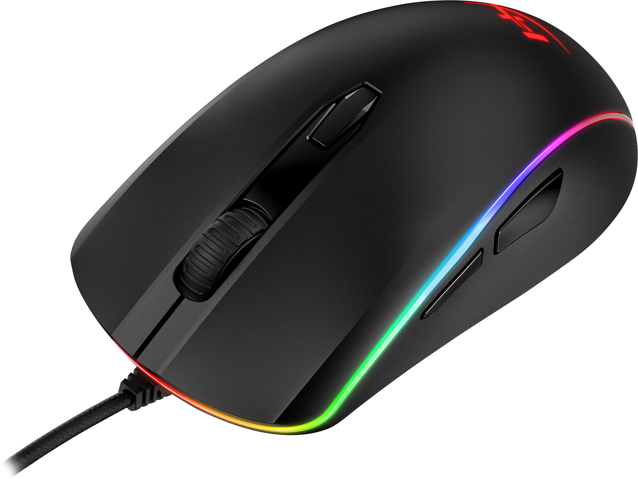 HP HyperX Pulsefire Surge ? Gaming-Maus (schwarz), Beidhändig, Optisch, USB Typ-A, 16000 DPI, Schwar