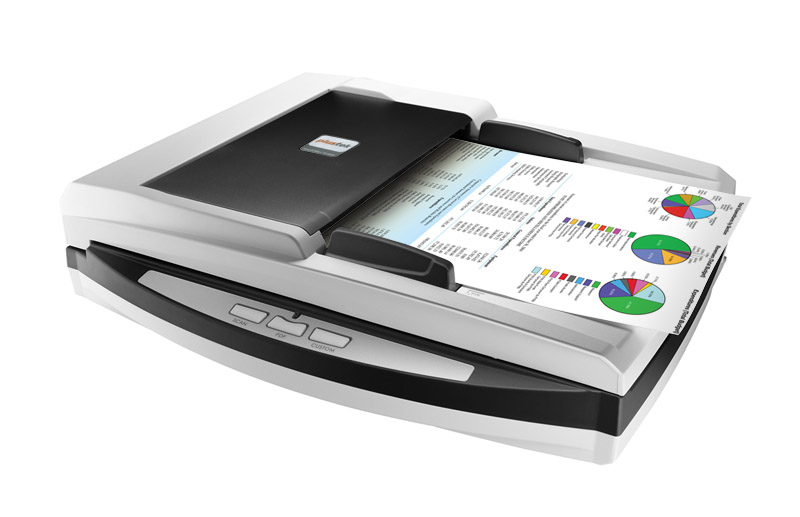 Plustek SmartOffice PL4080 ADF, 216 x 297 mm, 600 x 600 DPI, 1200 x 1200 DPI, 48 Bit, 24 Bit, 16 Bit