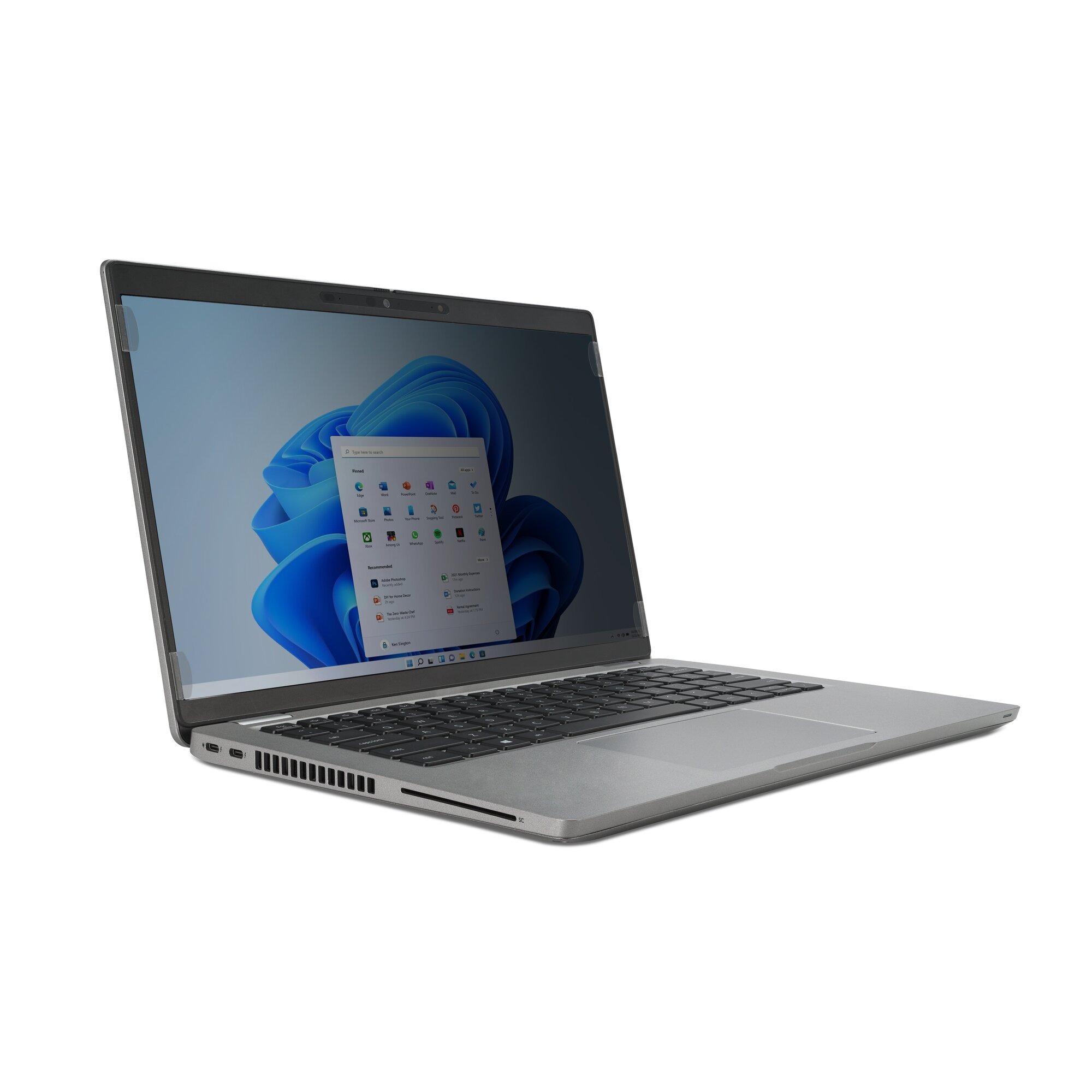 Kensington Blickschutzfilter für Notebook - 2-Wege - abnehmbar - 39,6 cm Breitbild (15,6" Breitbild)