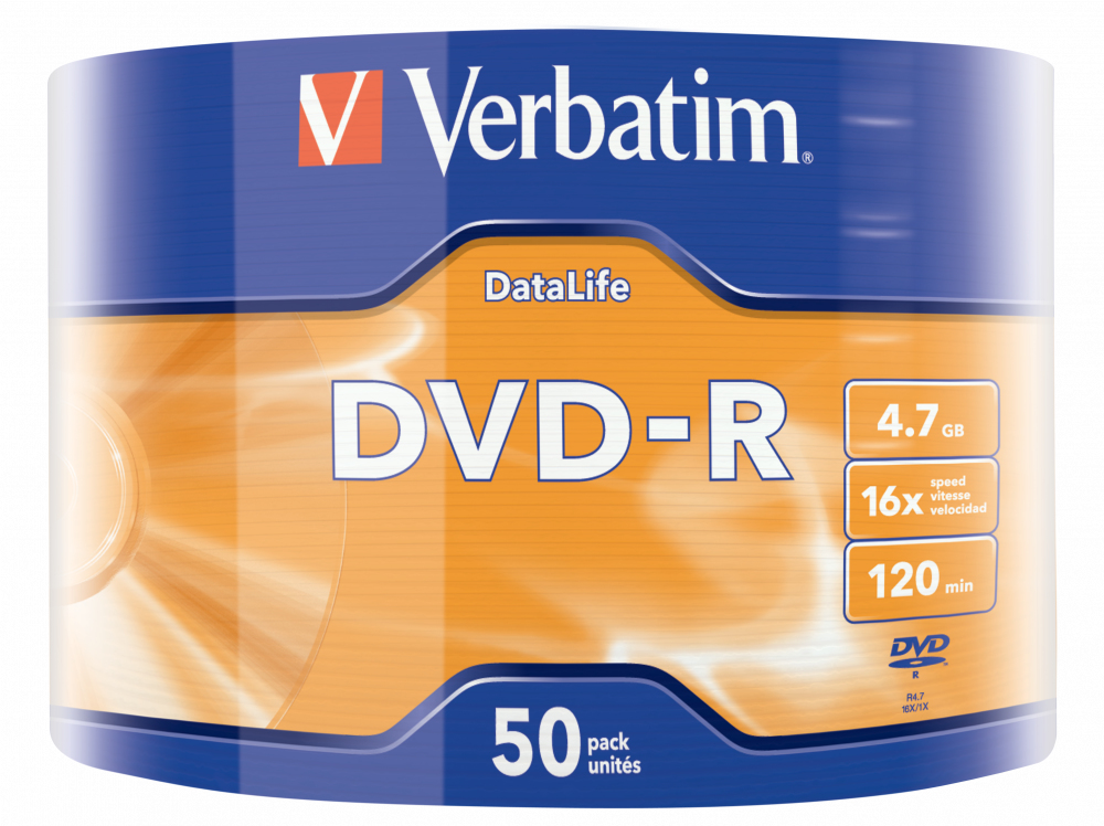 Verbatim 43791, DVD-R, Spindel, 50 Stück(e), 4,7 GB