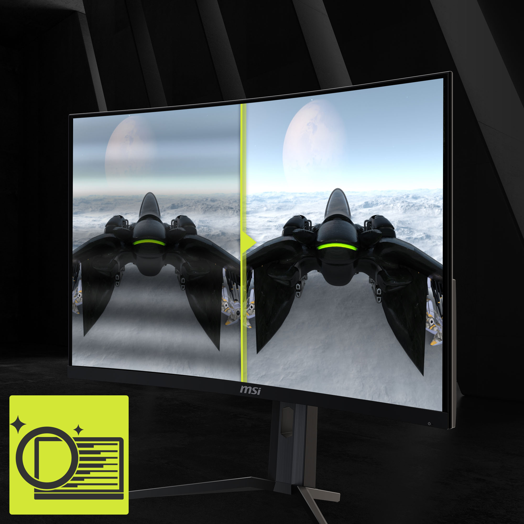 B-WARE - MSI MAG 321CUPDFDE curved, 31.5" 4K UHD 160Hz, 0.5 ms, HDR, 1500R