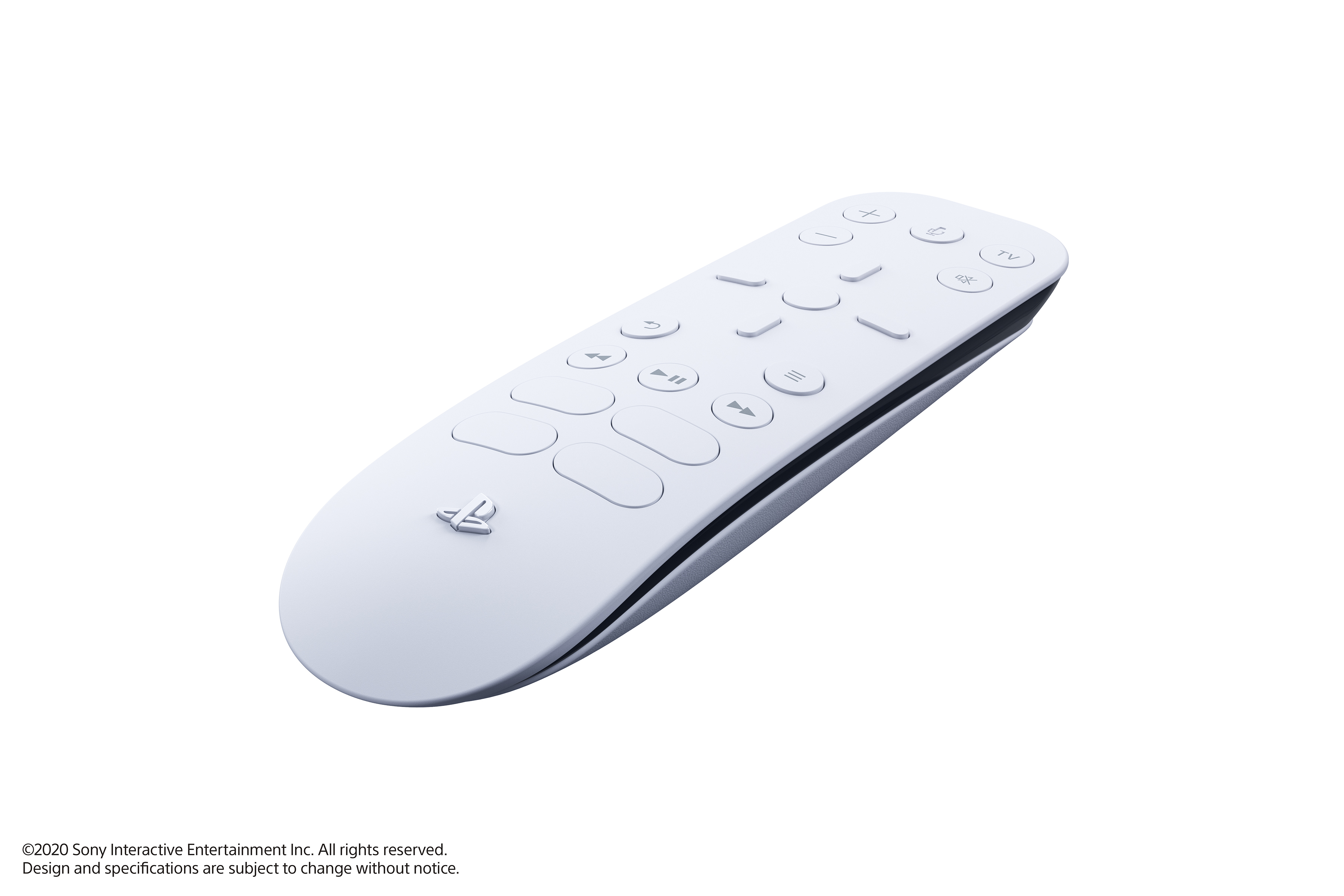 Sony Medienfernbedienung, Spielekonsole, TV, IR Wireless, Drucktasten, Weiß