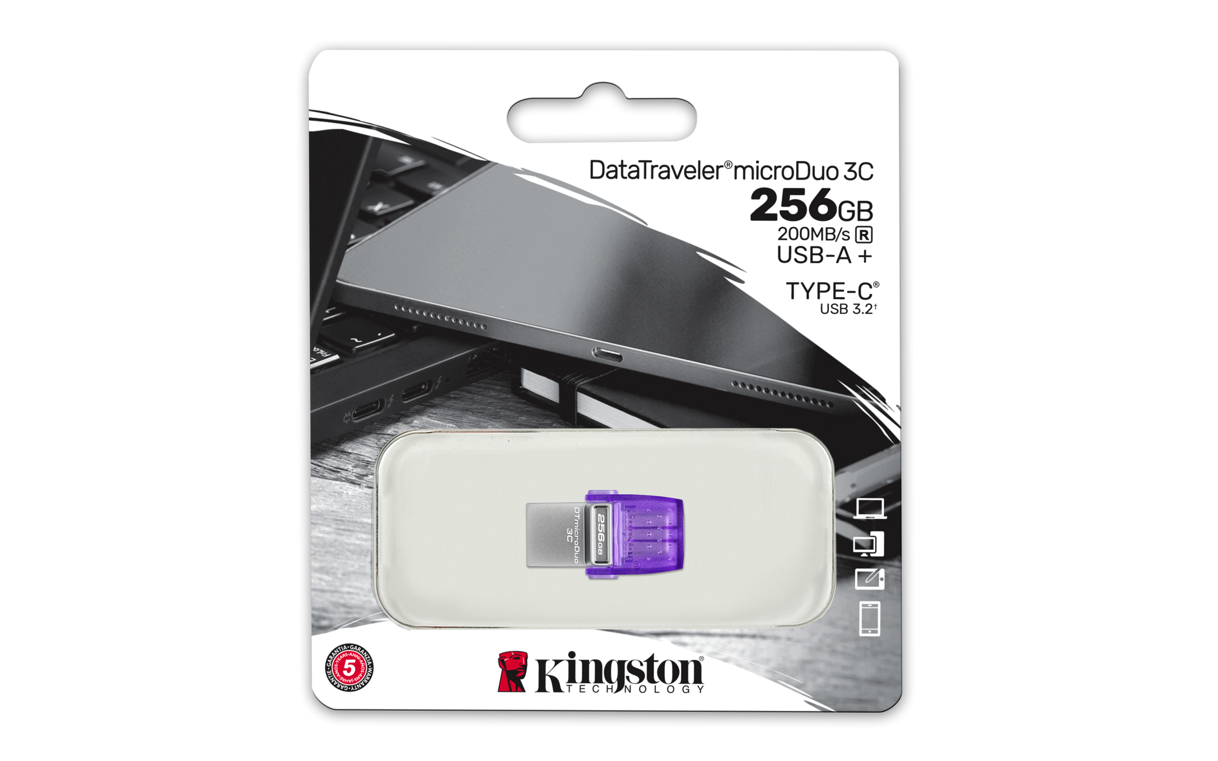 Kingston DataTraveler microDuo 3C - USB-Flash-Laufwerk