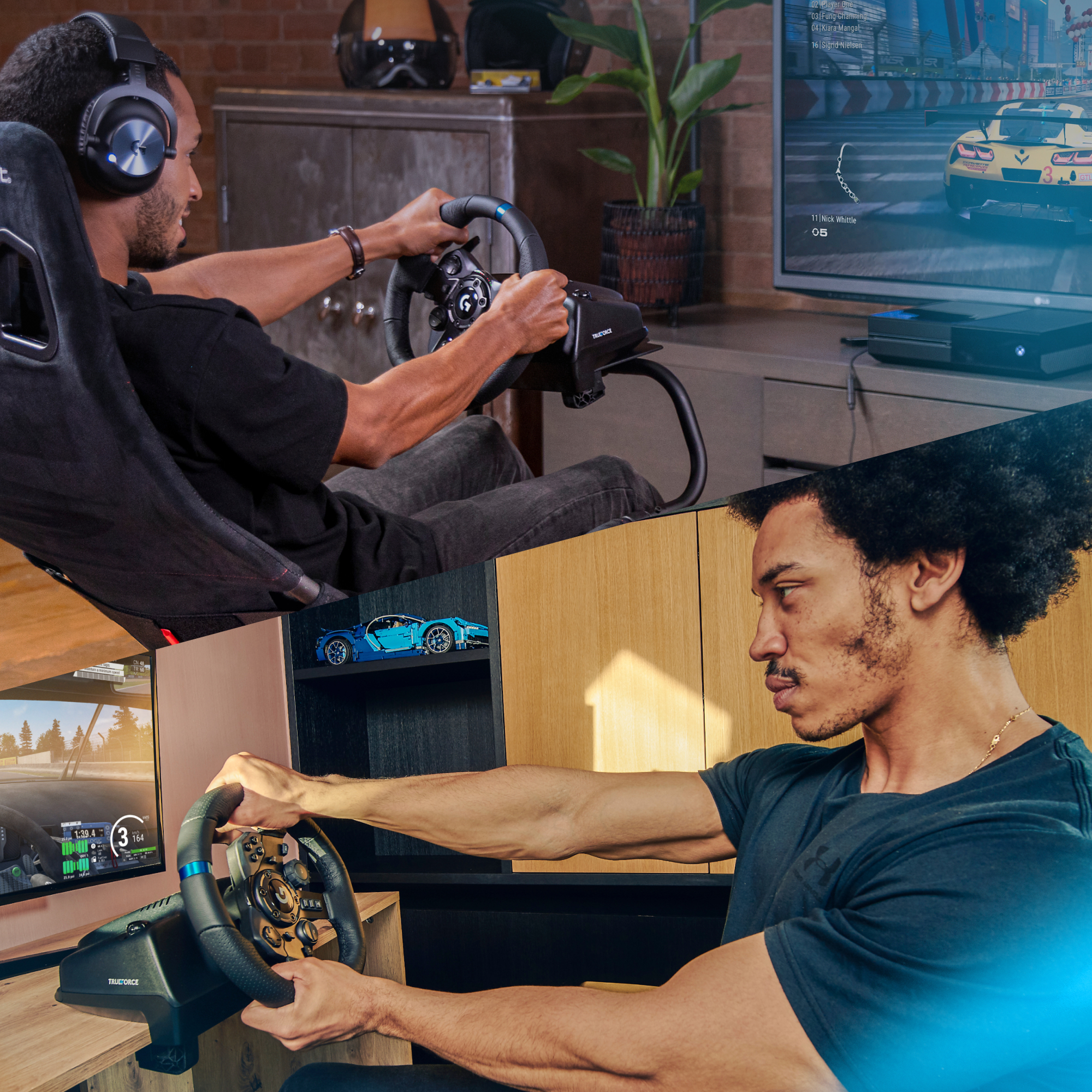 Logitech G923 - Lenkrad- und Pedale-Set - kabelgebunden