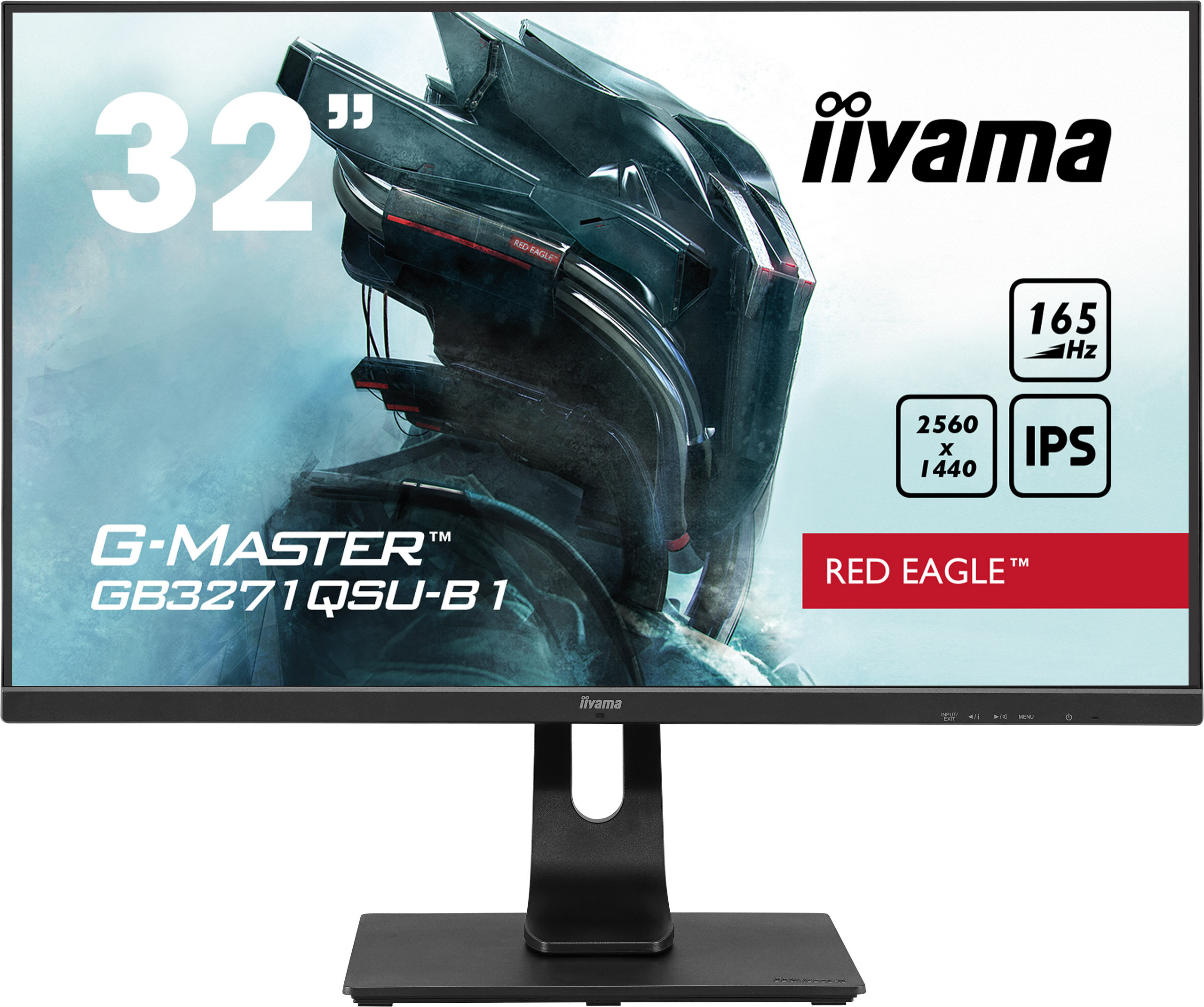 Iiyama G-MASTER Red Eagle GB3271QSU-B1 - LED-Monitor - 81.3 cm (32")