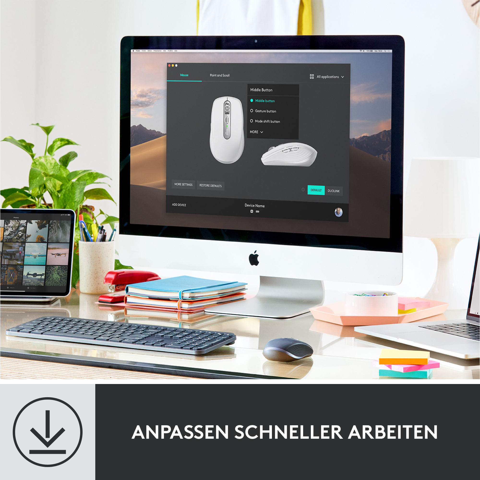 Logitech MX Anywhere 3 for Business - Maus - Laser