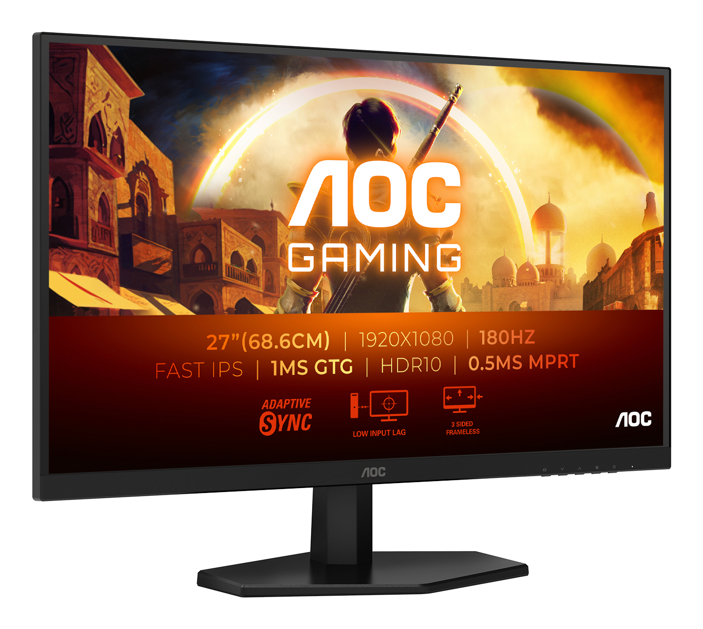 AOC 27G42E Monitor 68.6cm (27") Full HD, IPS, 1ms, HDMI, Displayport