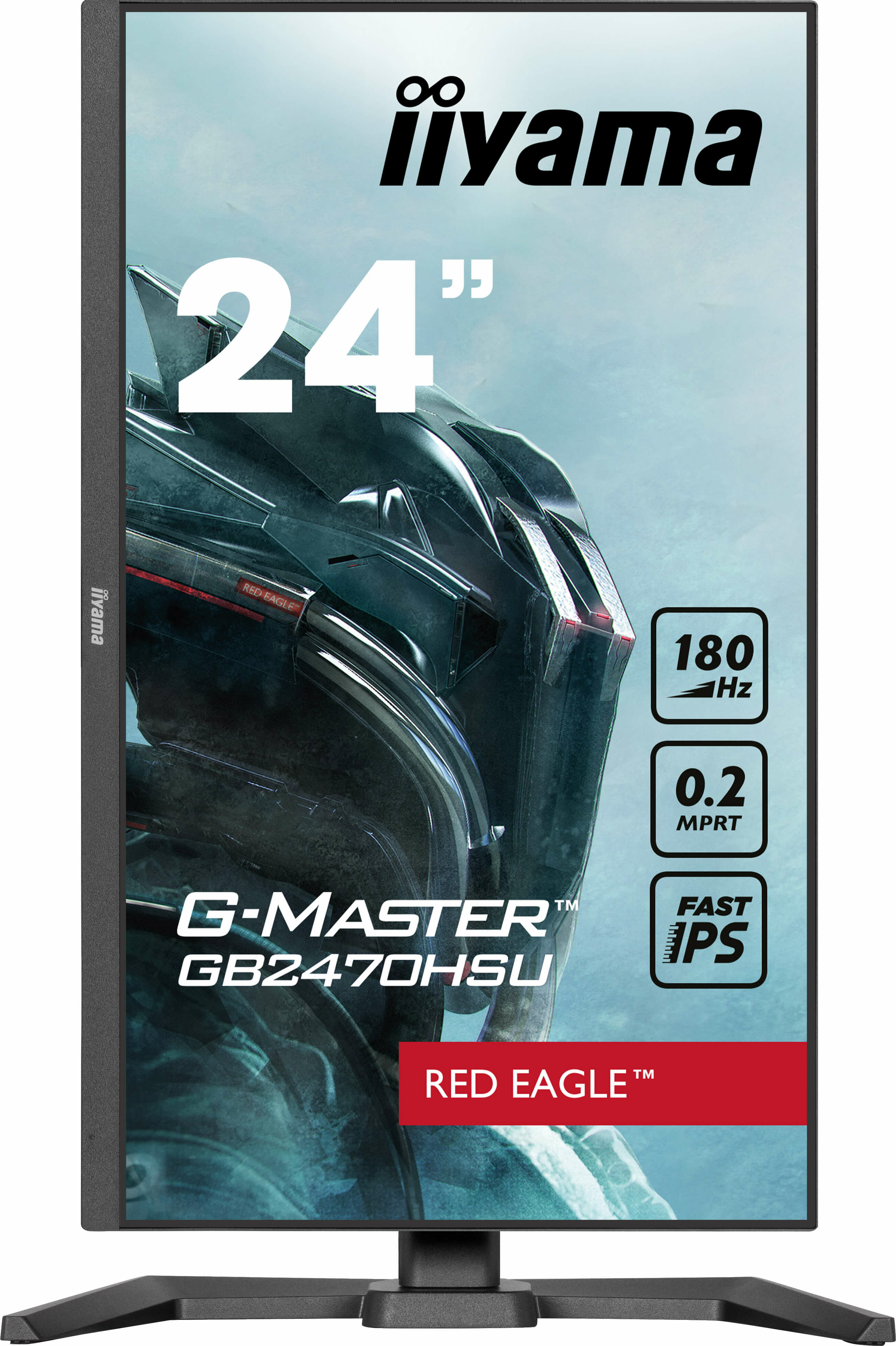 Iiyama G-MASTER Red Eagle GB2470HSU-B6 - LED-Monitor - Gaming - 61 cm (24")