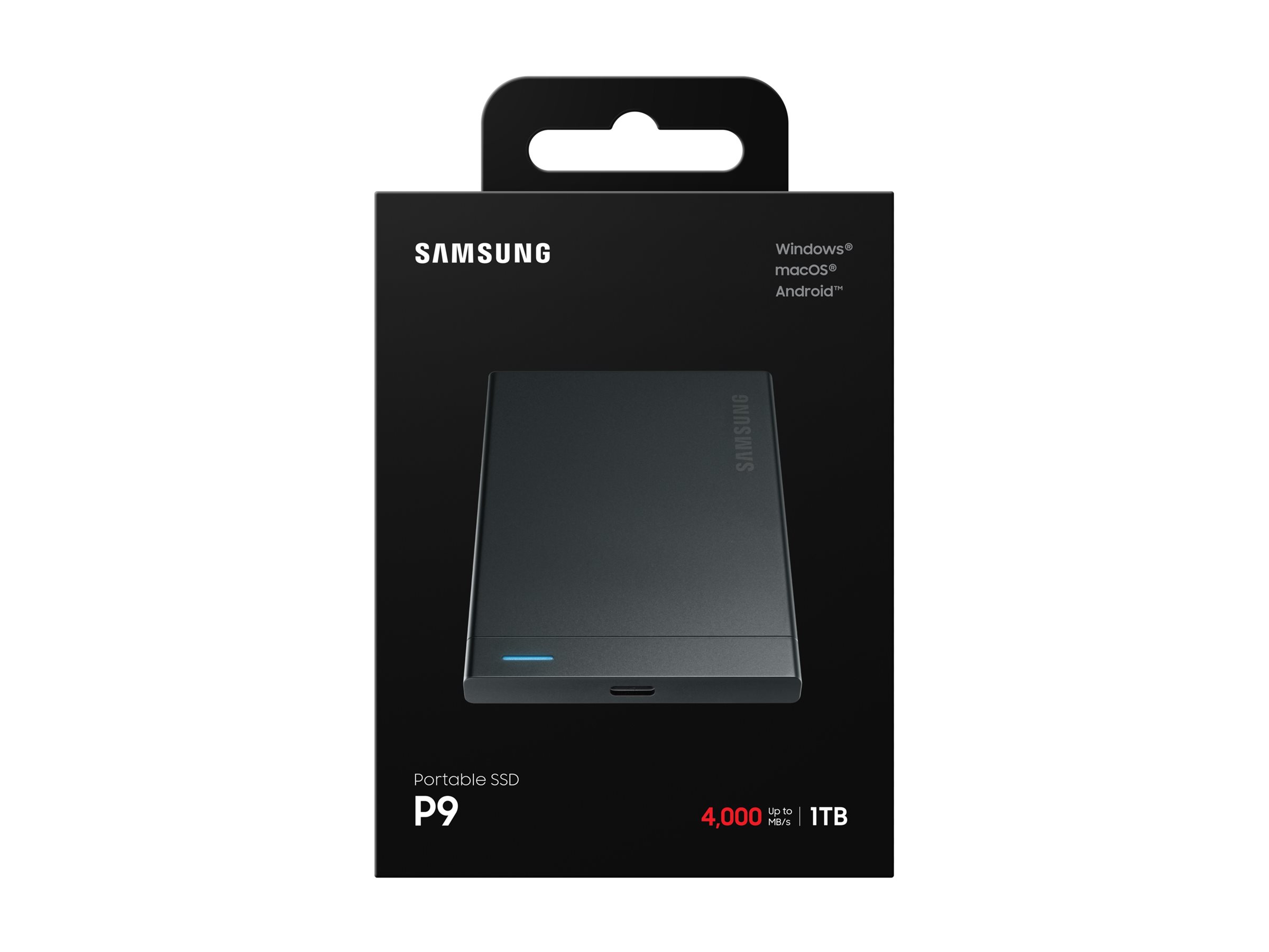 Samsung P9 MU-PJ1T0G - SSD - verschlüsselt - 1 TB - extern (tragbar)