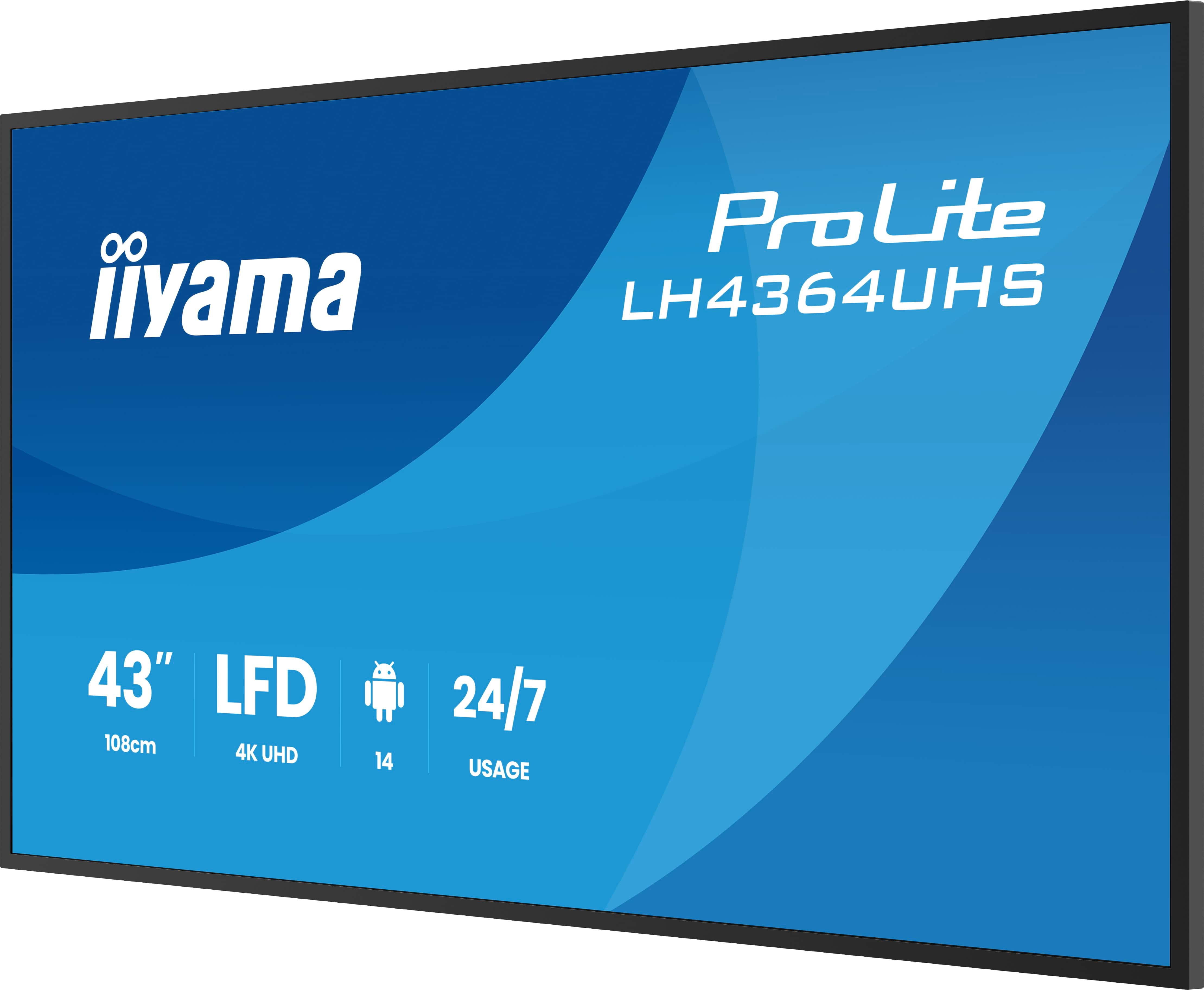 Iiyama ProLite LH4364UHS-B1AG - 109 cm (43") Diagonalklasse (108 cm (42.5")