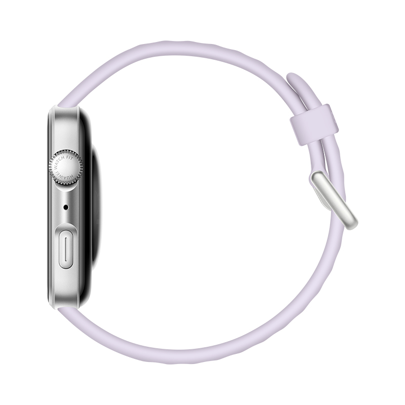 Huawei Watch Fit 4 - Aluminiumlegierung - intelligente Uhr mit Riemen - Flouroelastomer - Lila - Han