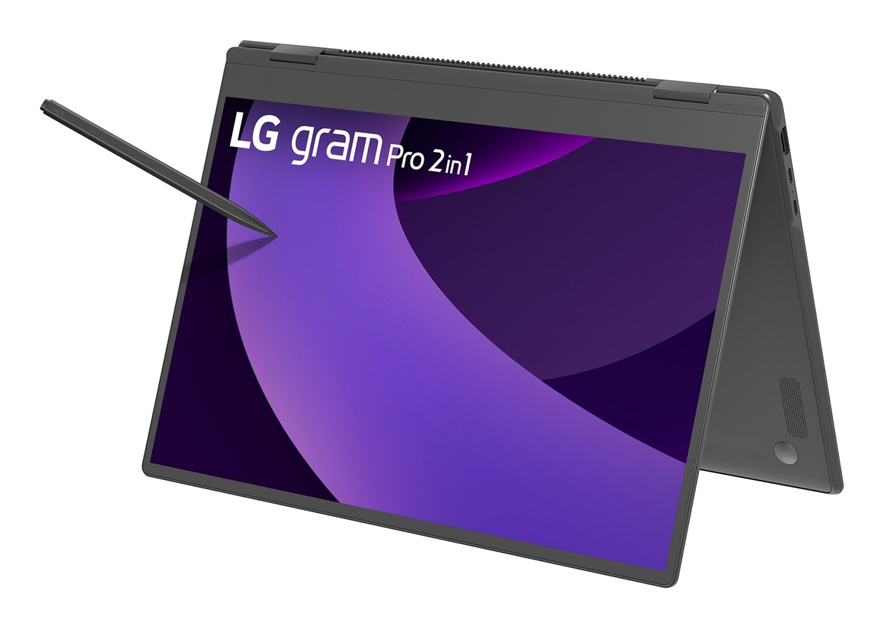 LG gram Pro 16" 2-in-1, Touch, Core U7 255H, 16GB RAM, 1TB SSD, Win11 Pro