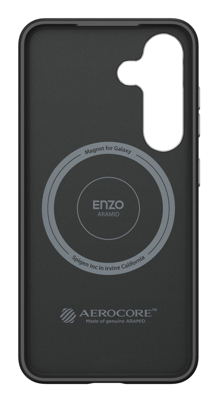 Samsung Spigen Enzo GP-FPS931PGA - Hintere Abdeckung für Mobiltelefon - Aramid-Magnet - Aramidfaser,