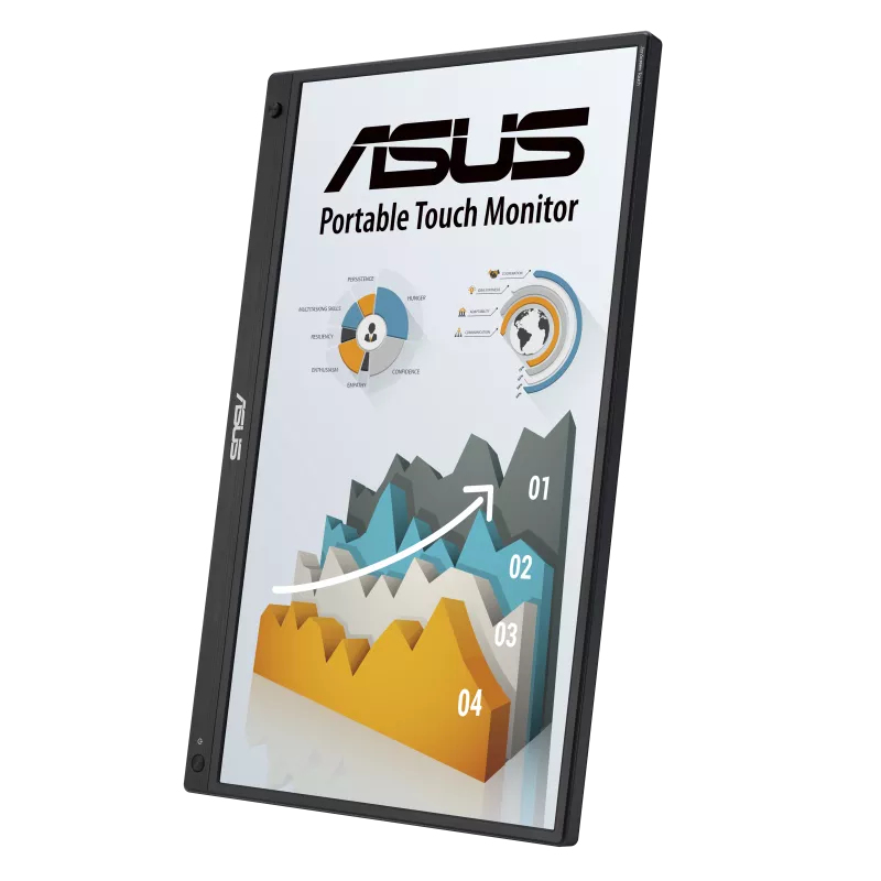 ASUS ZenScreen MB16AMTR, 15.6" FHD IPS, 60Hz, 5ms, 250nits, 1x Micro HDMI, 1x USB-C m. DP