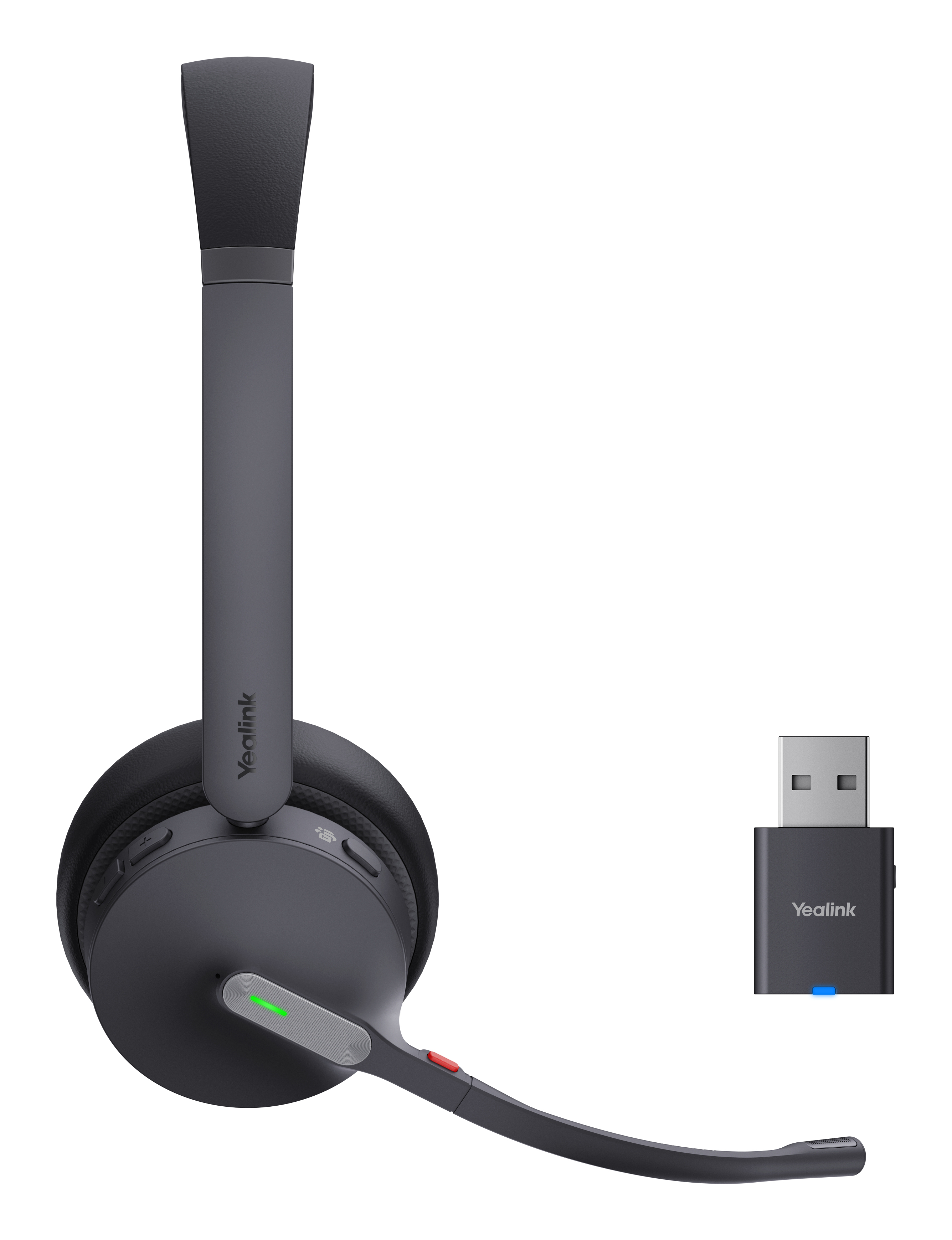 Yealink WH64 Hybrid Dual Teams, Kabellos, 20 - 20000 Hz, Büro/Callcenter, 331 g, Kopfhörer, Schwarz