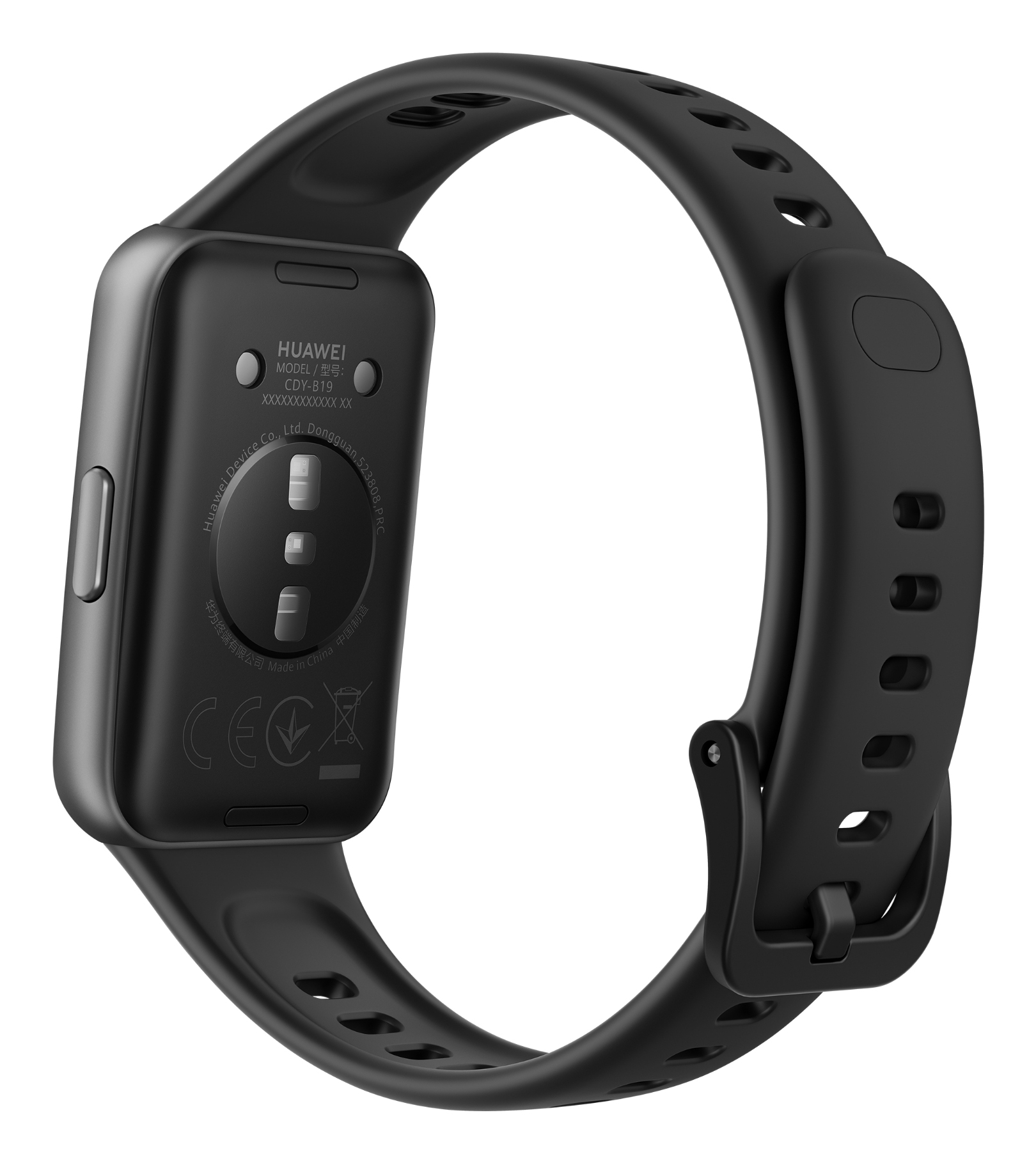 Huawei Band 11 - Polymer - Aktivitätsmesser mit Riemen - Flouroelastomer - schwarz - Handgelenkgröße
