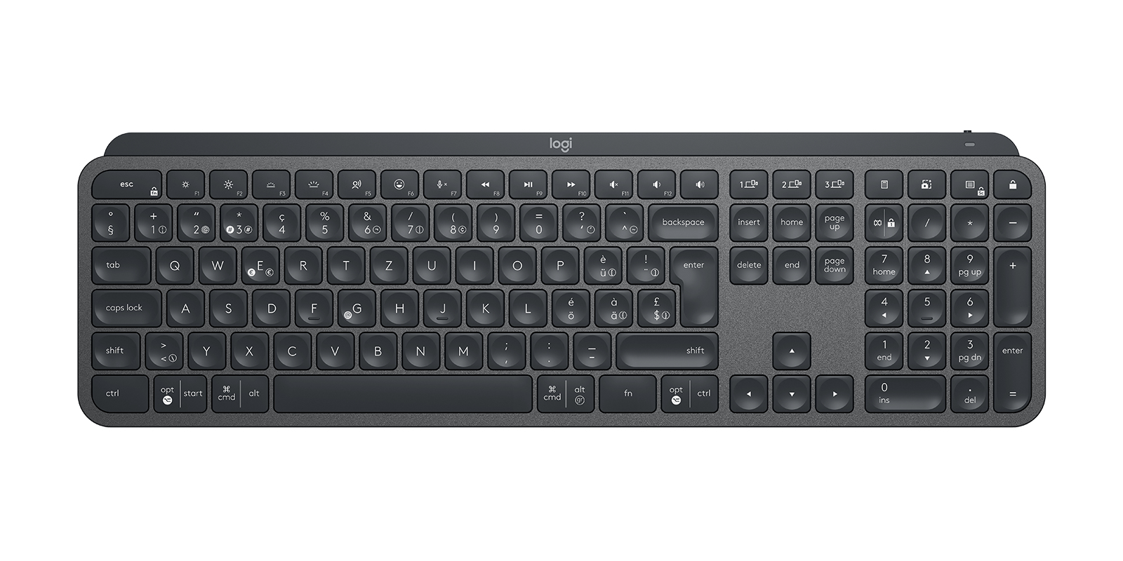 Logitech MX Keys - Tastatur - hinterleuchtet