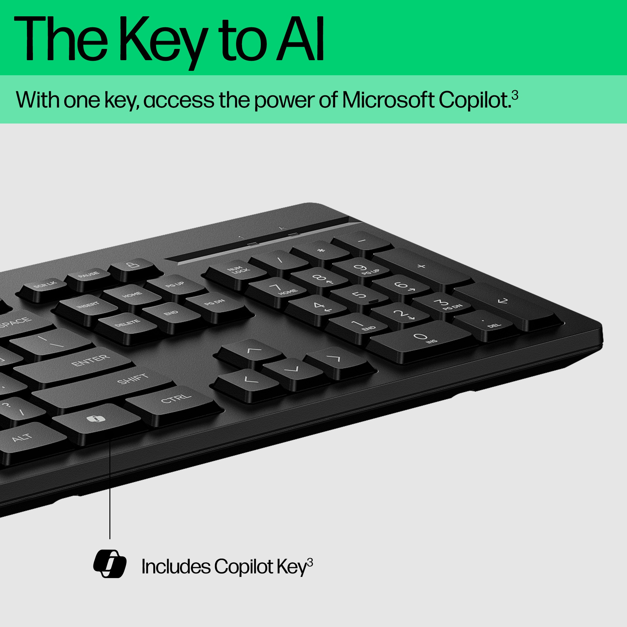 HP 125 G2 - Tastatur - 100% - full size - USB