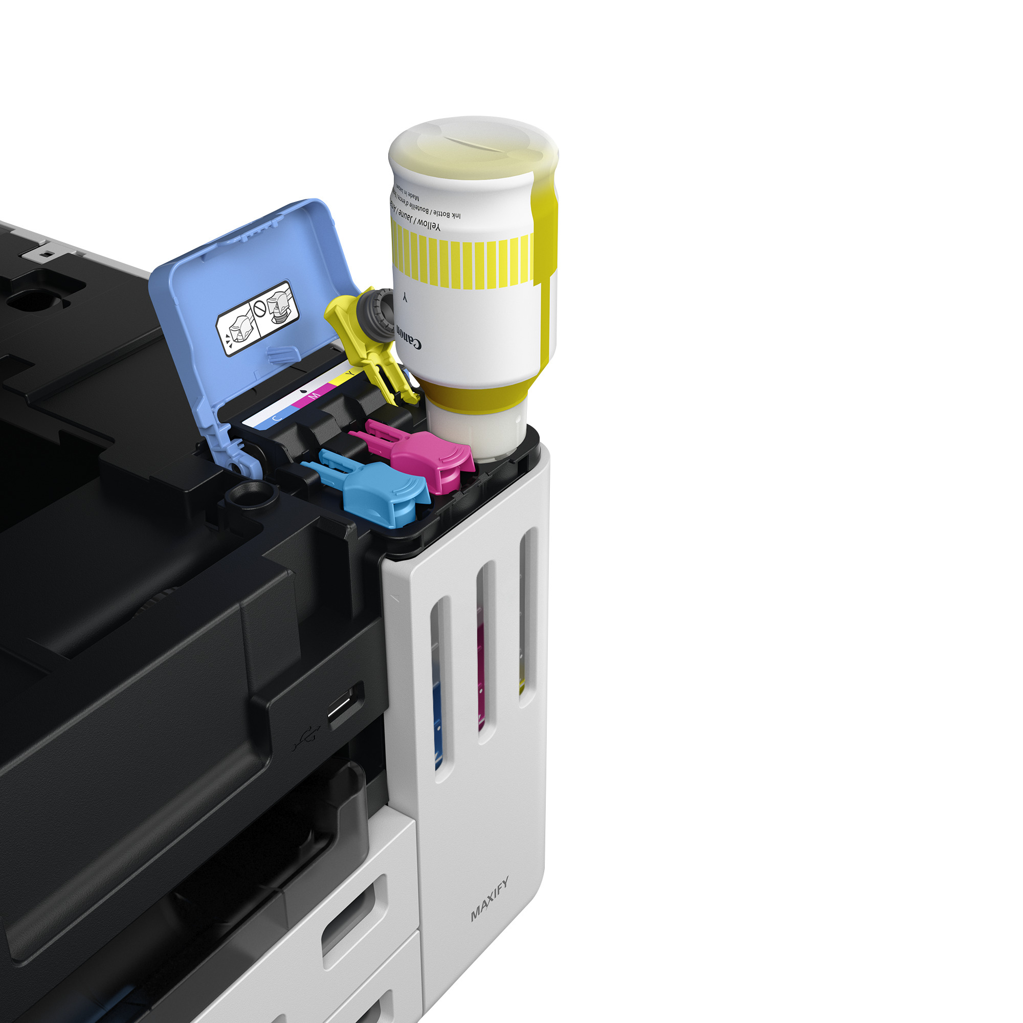 Canon MAXIFY GX6150 MegaTank - Multifunktionsdrucker - Farbe - Tintenstrahl - CISS - Legal (216 x 35