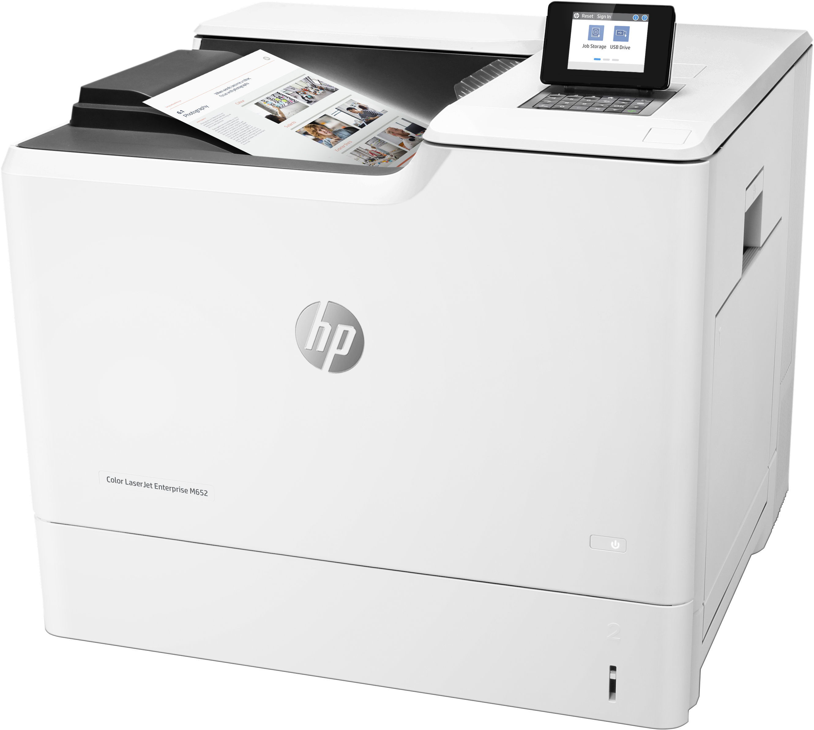 HP Color LaserJet Enterprise M652n - Drucker - Farbe - Laser - A4/Legal - 1200 x 1200 dpi - bis zu 4