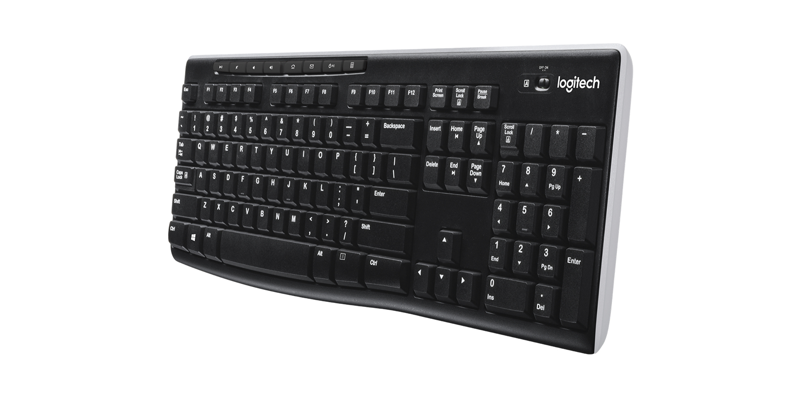Logitech K270 Wireless Keyboard, USB, DE