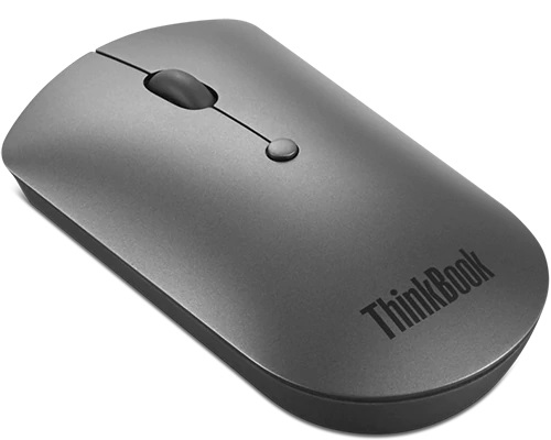 B-WARE - Lenovo ThinkBook Silent Mouse - Iron Gray, Bluetooth, 2400 DPI, Grau