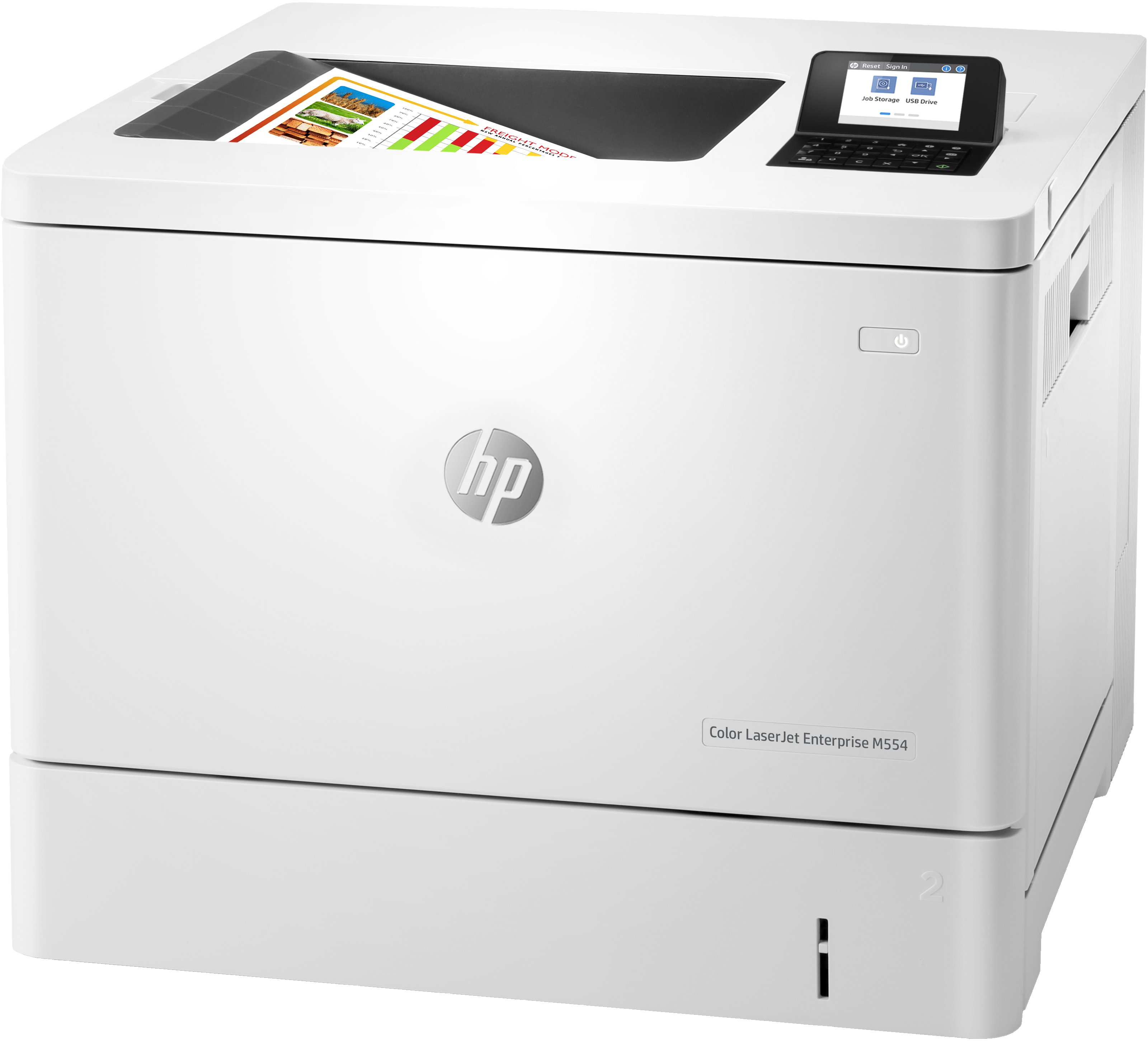 HP LaserJet Enterprise M554dn - Drucker - Farbe - Duplex - Laser - A4/Legal - 1200 x 1200 dpi - bis