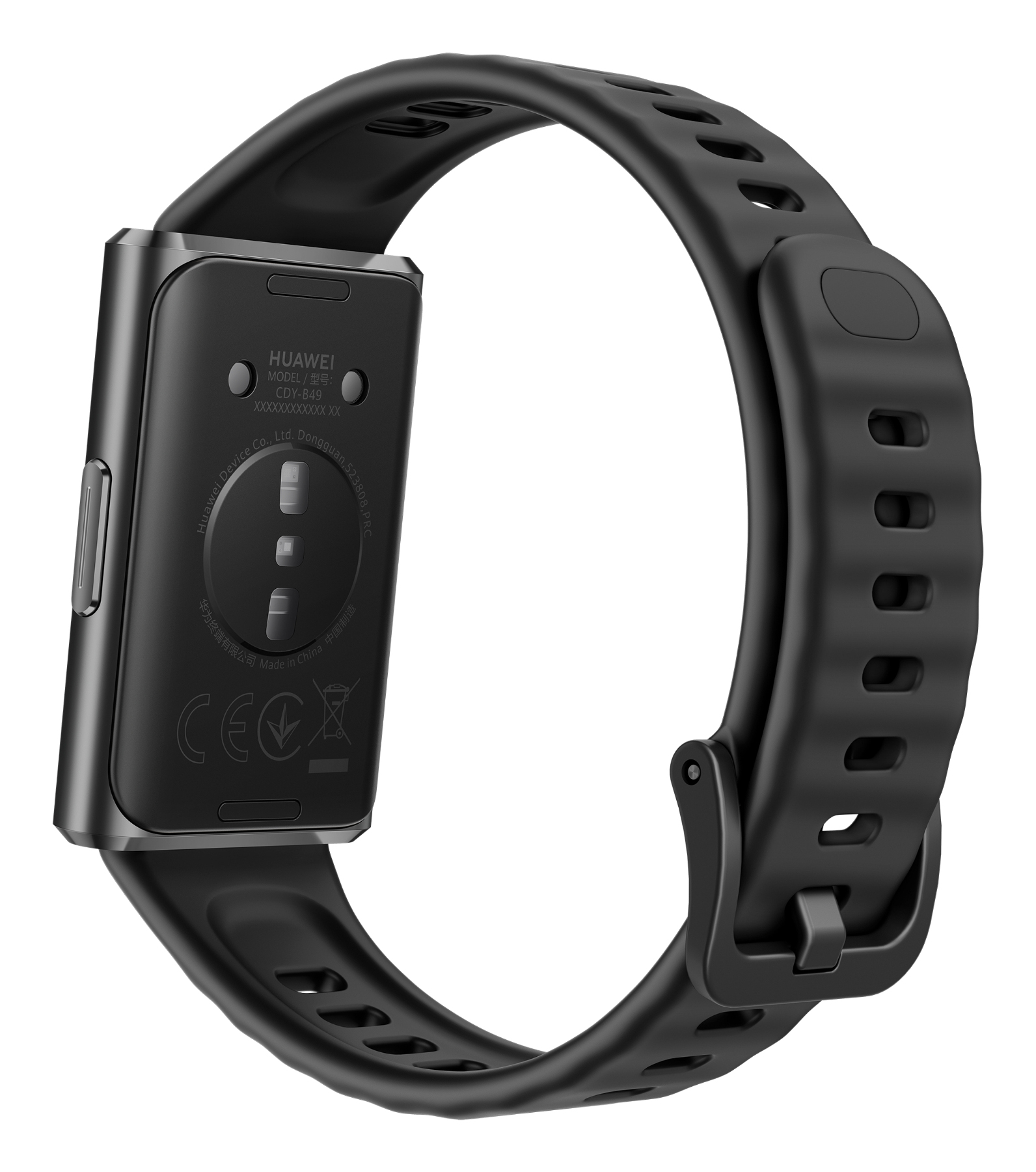 Huawei Band 11 Pro - Aluminiumlegierung - Aktivitätsmesser mit Riemen - Flouroelastomer - schwarz -