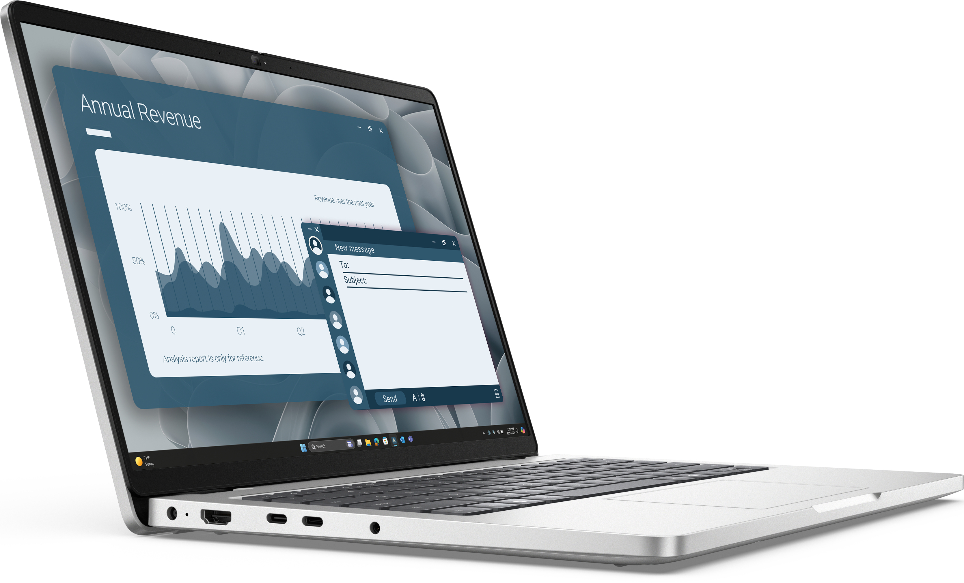 Dell Pro 14 PC14255, 35,6cm (14"), WUXGA, AMD Ryzen AI 7 PRO 350, 16GB RAM, 1TB SSD, Win11 Pro
