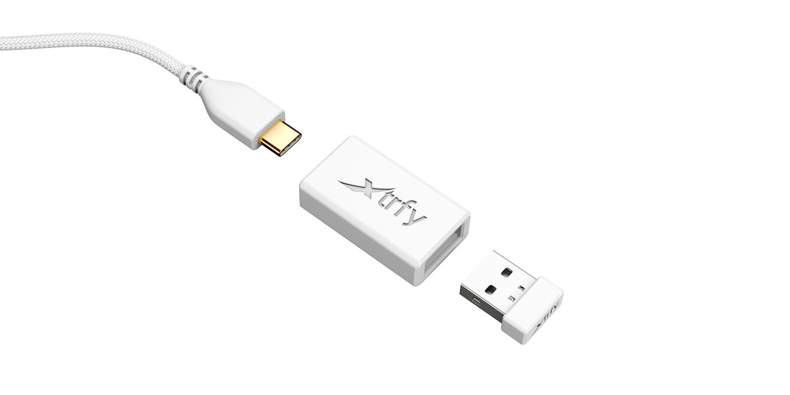Cherry Xtrfy M8 - Maus - optisch - 5 Tasten - kabellos - 2.4 GHz - kabelloser Empfänger (USB)