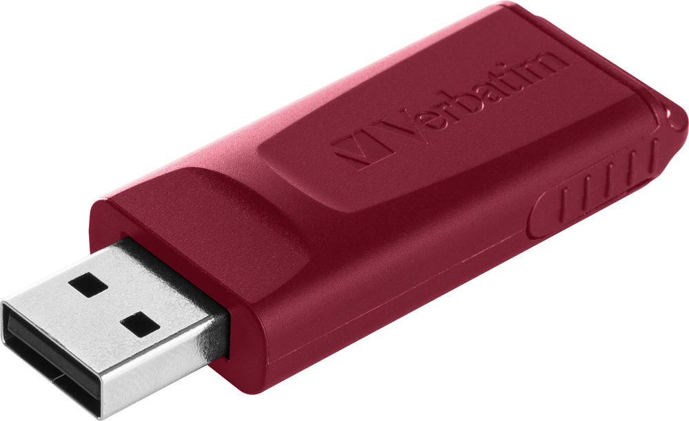Verbatim Slider - USB-Flash-Laufwerk - 16 GB - USB 2.0 - Blau, Rot, grün (Packung mit 3)