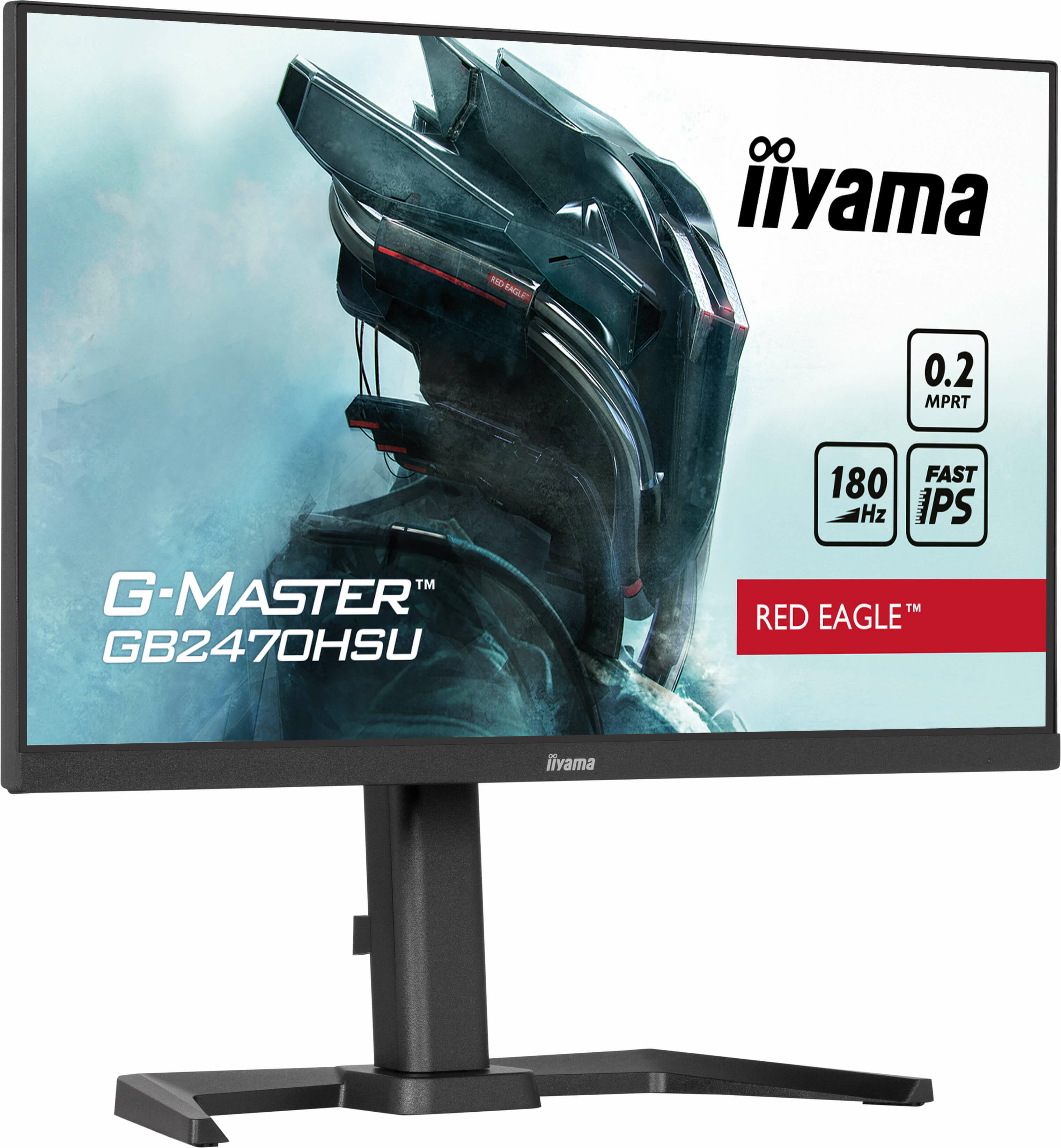 Iiyama G-MASTER Red Eagle GB2470HSU-B6 - LED-Monitor - Gaming - 61 cm (24")