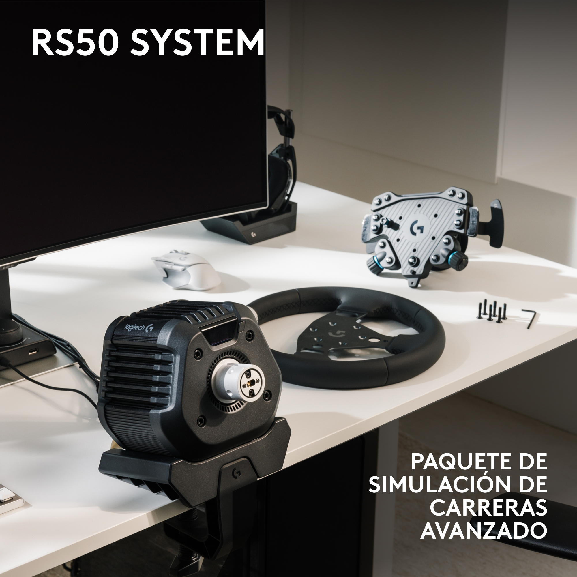 Logitech G RS50 System - Lenkrad - kabelgebunden