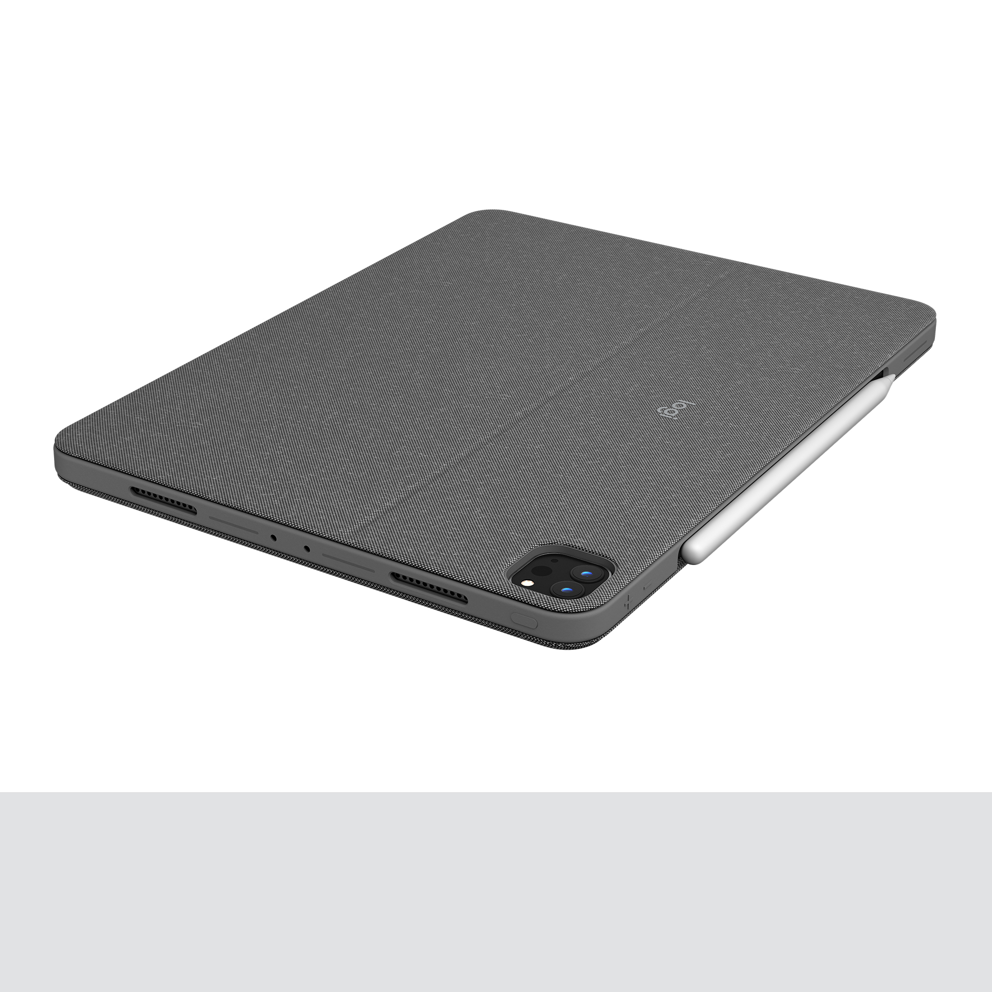 Logitech Combo Touch - Tastatur und Foliohülle - mit Trackpad - hintergrundbeleuchtet - Apple Smart