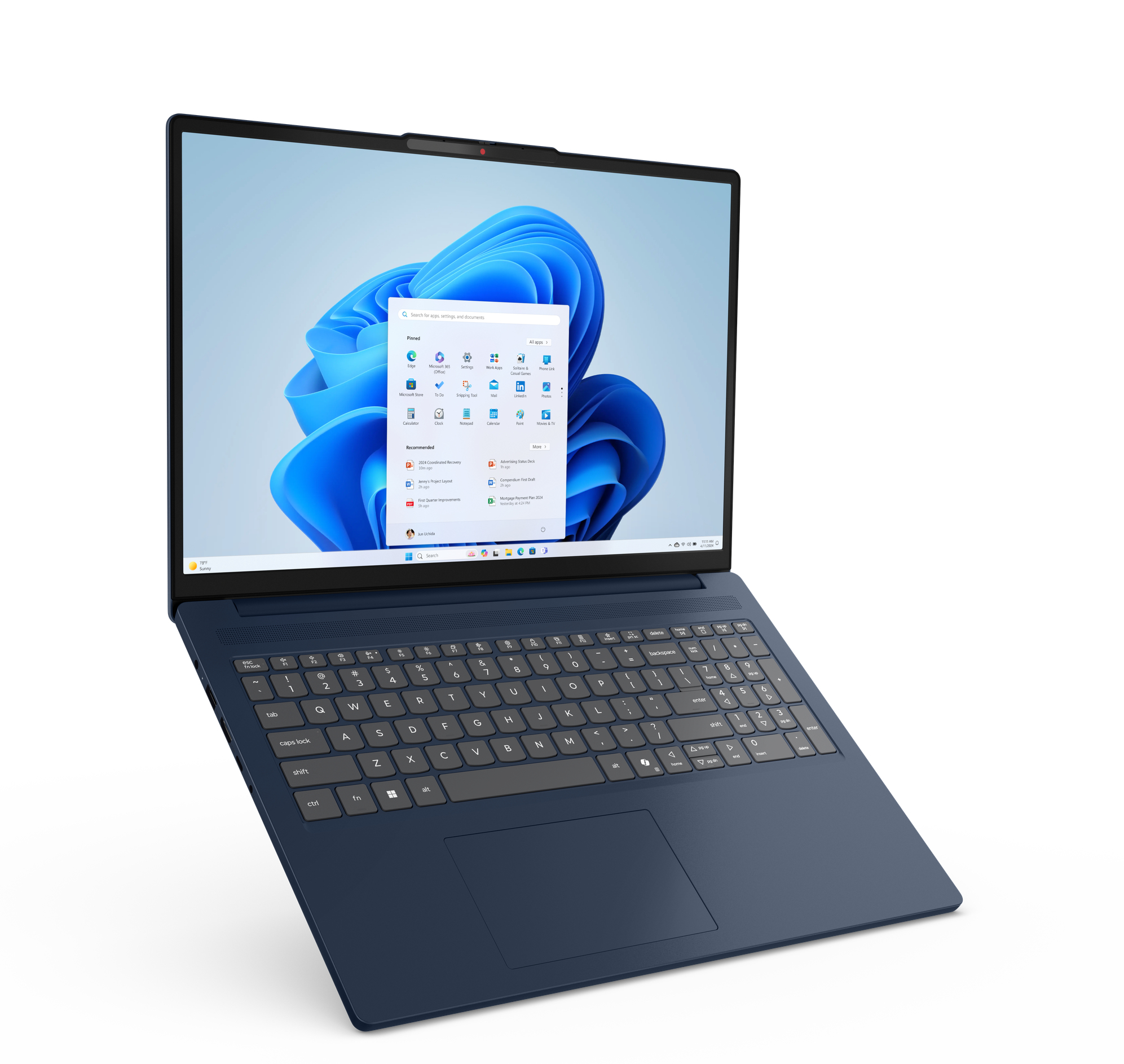 Lenovo IdeaPad Slim 3 16ARP10 83K8 - 180°-Scharnierdesign - AMD Ryzen 7 170 / 3.2 GHz - Win 11 Home