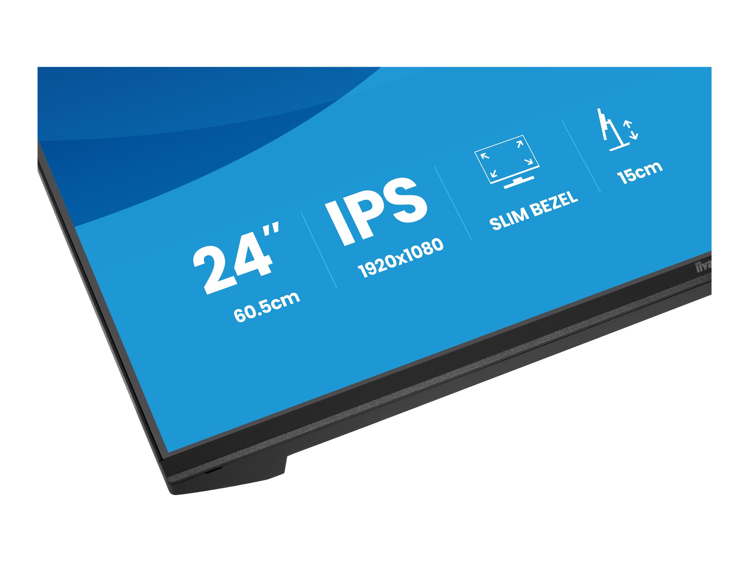 B-WARE - iiyama ProLite XB2491H-B1 Monitor 60.5cm (23.8") Full HD, IPS, 1ms, HDMI, Displayport