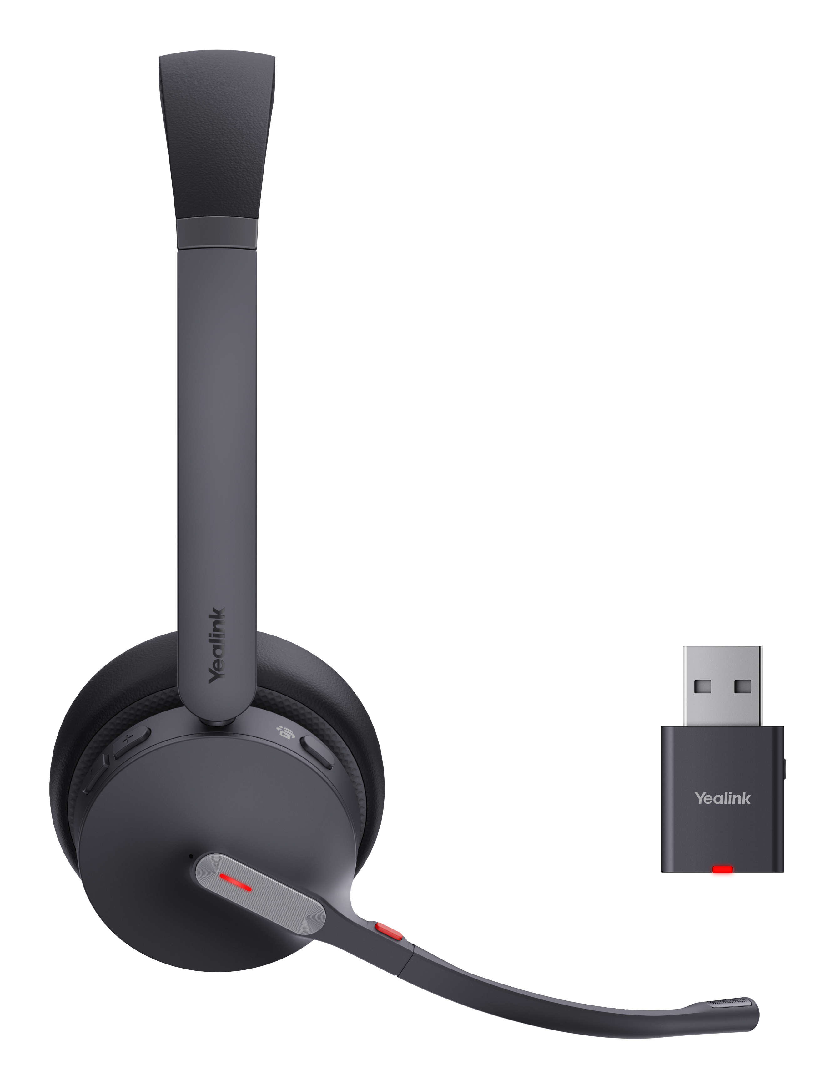 Yealink WH64 Hybrid Dual Teams, Kabellos, 20 - 20000 Hz, Büro/Callcenter, 331 g, Kopfhörer, Schwarz