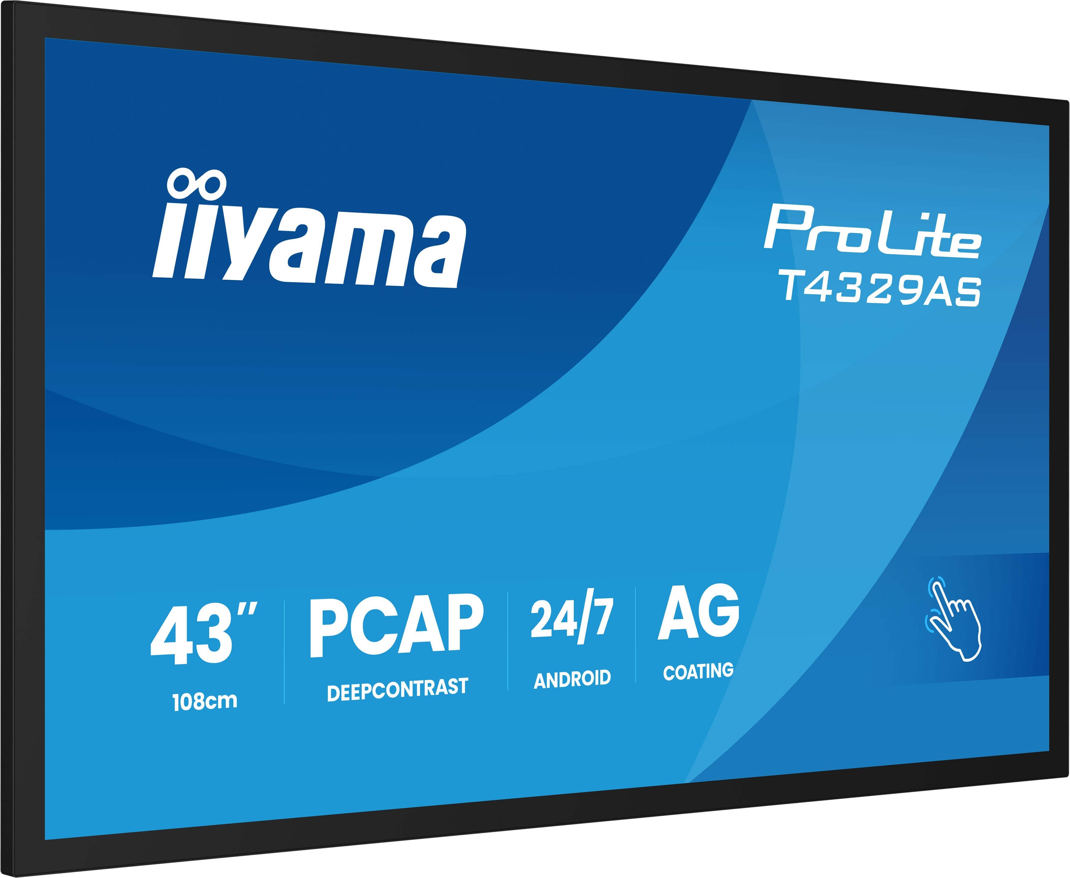 B-WARE - iiyama ProLite T4329AS-B1AG, 42.5" Interactive Display