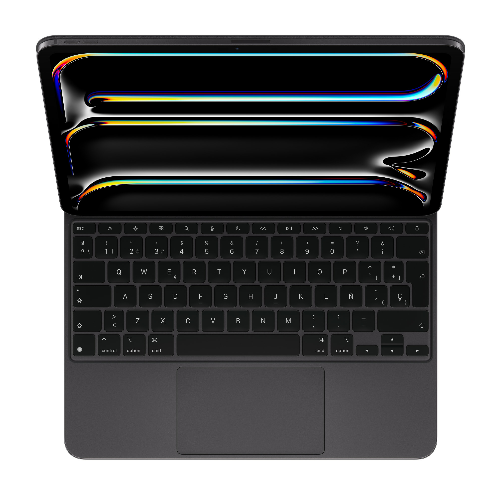 Apple Magic Keyboard - Tastatur und Foliohülle - mit Trackpad - hinterleuchtet - Apple Smart connect