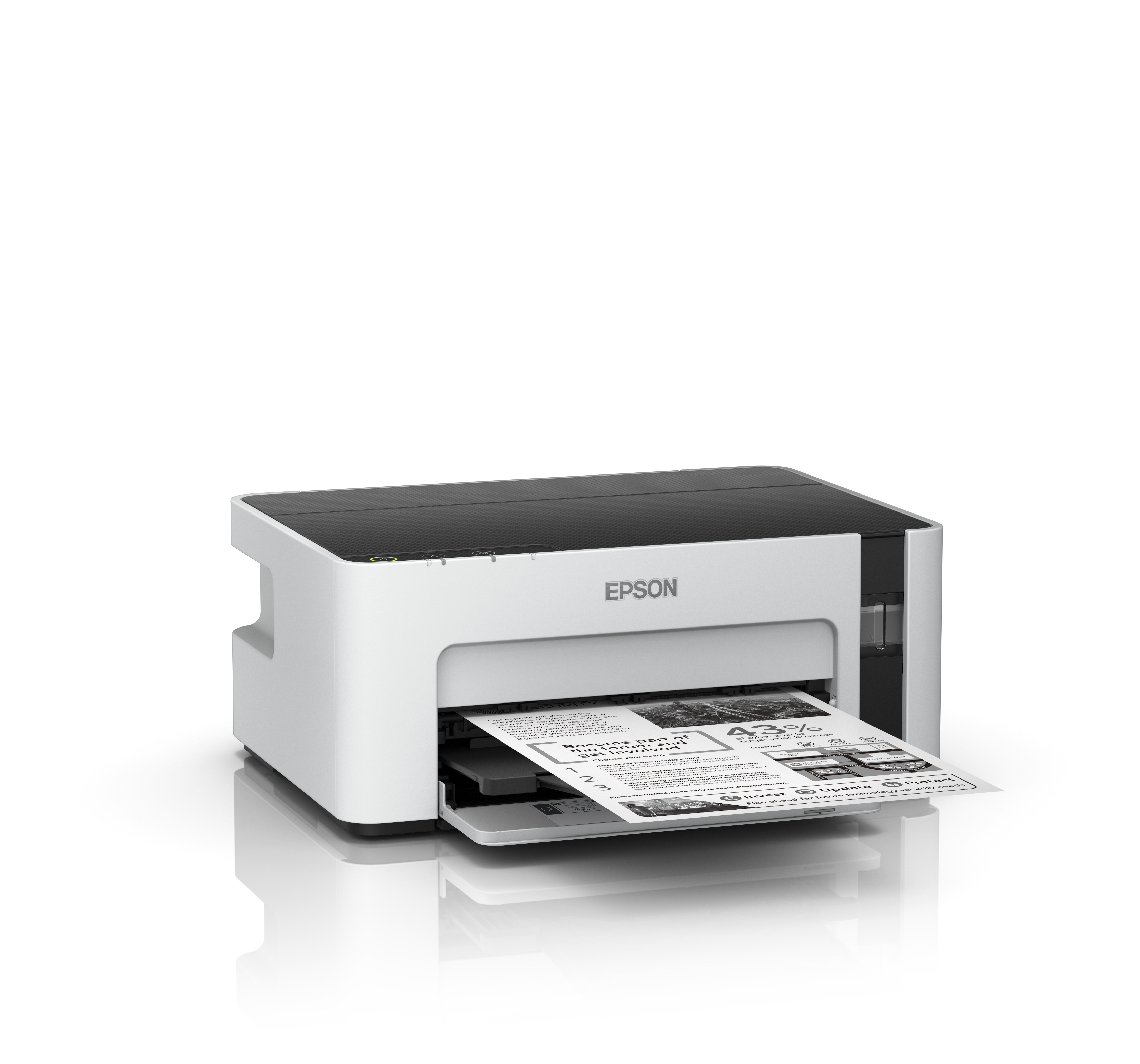 Epson EcoTank ET-M1100, Farbe, 1440 x 720 DPI, A4, 15000 Seiten pro Monat, Schwarz, Grau